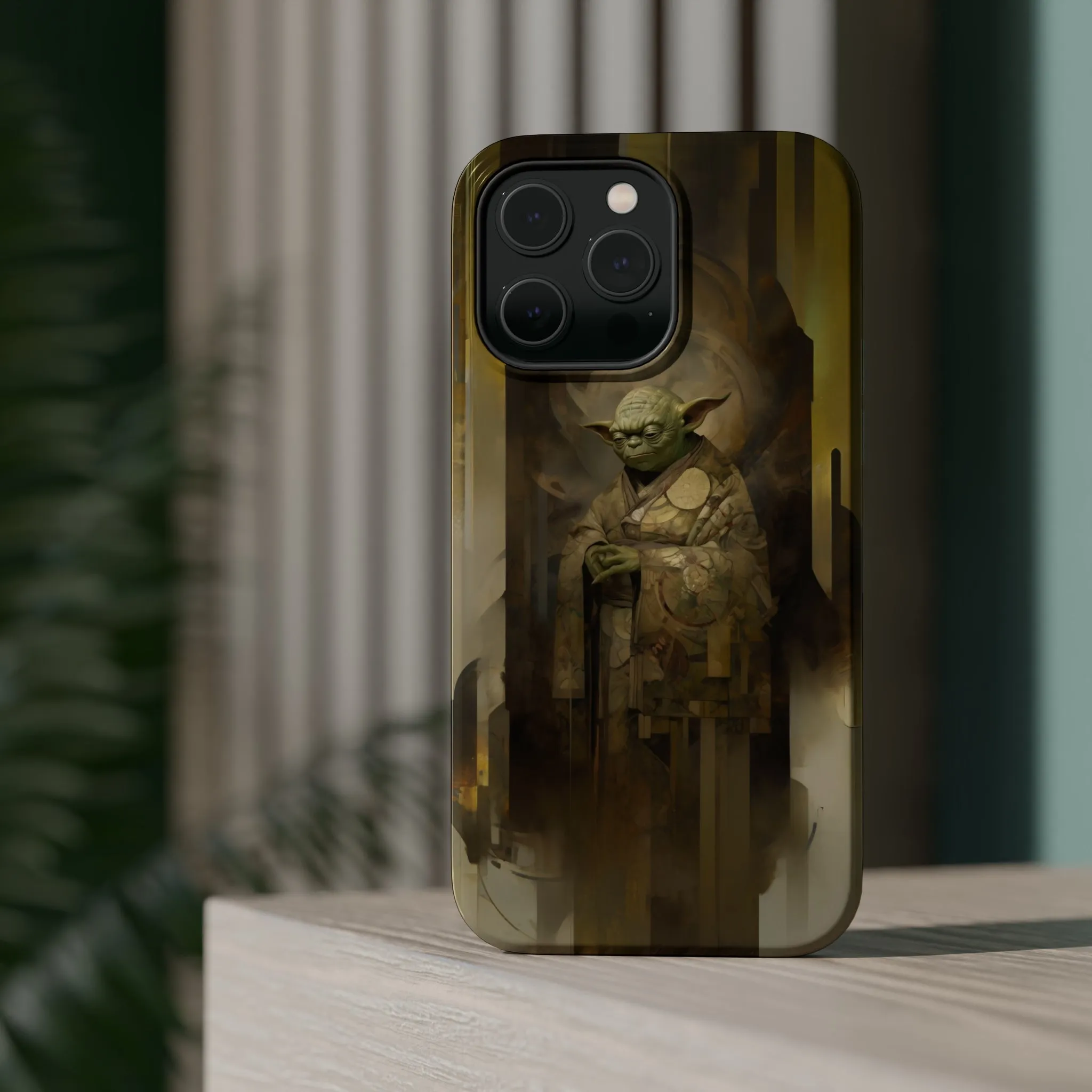 MagSafe Tough iPhone Case - Yoda Yukiyo E Art Portrait