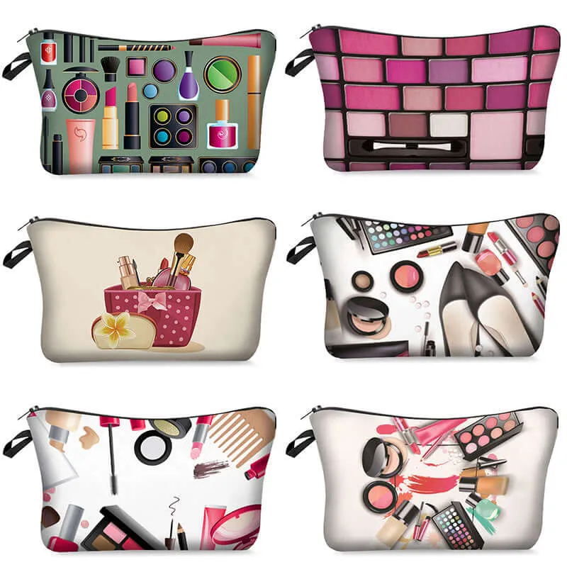 Makeup bag - Cosmetic pouch - Travel makeup bag - Small cosmetic bag
