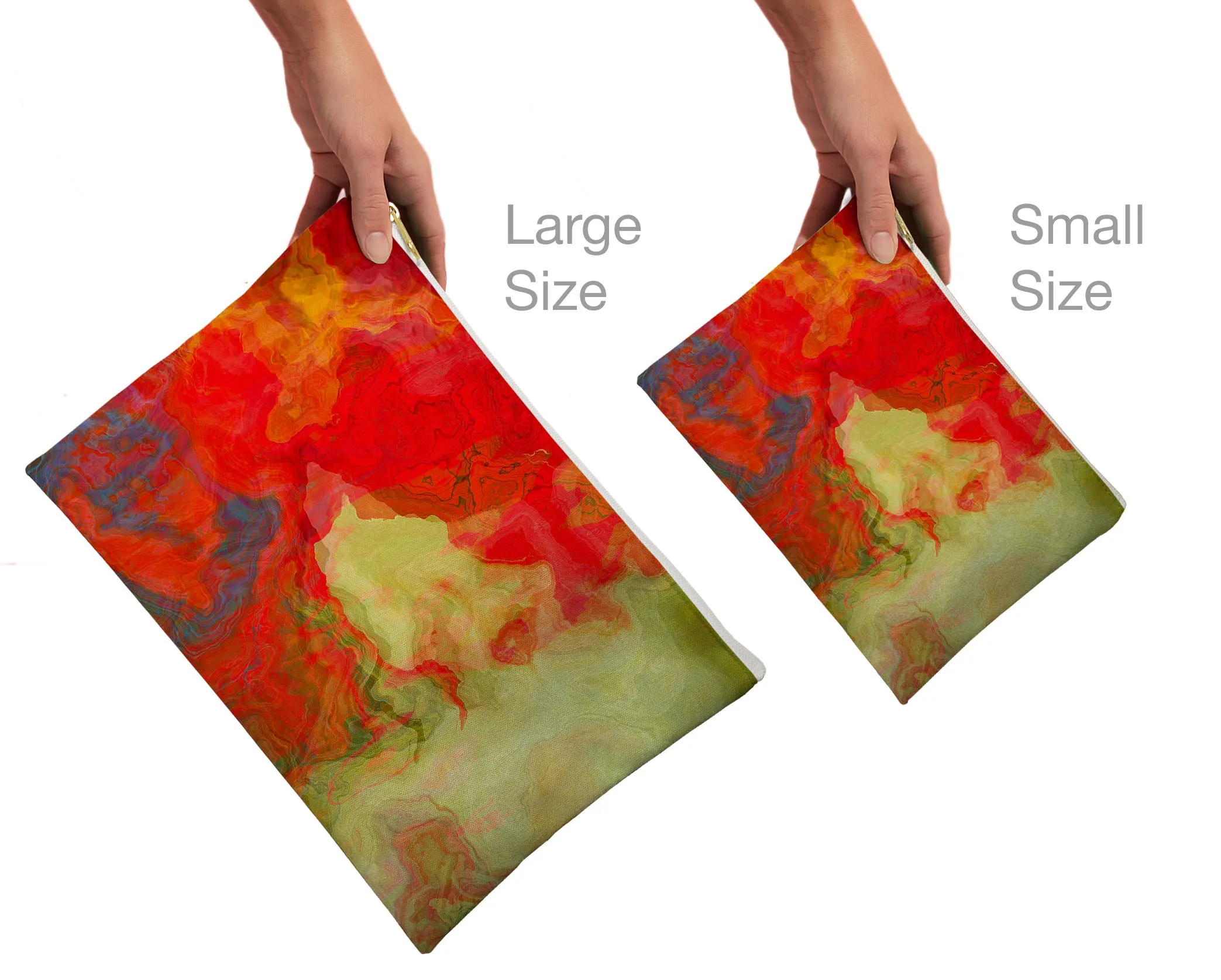 Makeup Bag, On Fire