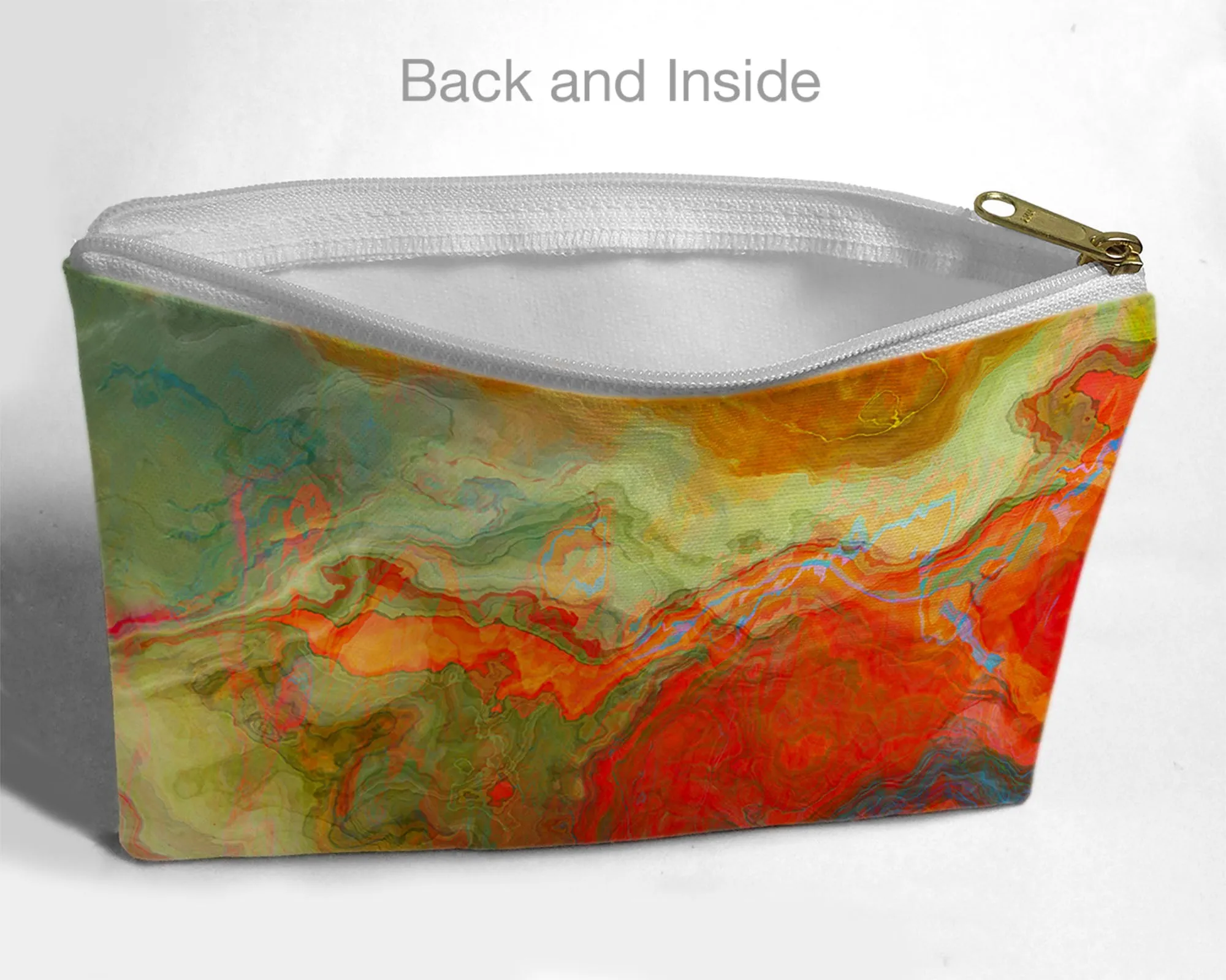 Makeup Bag, On Fire