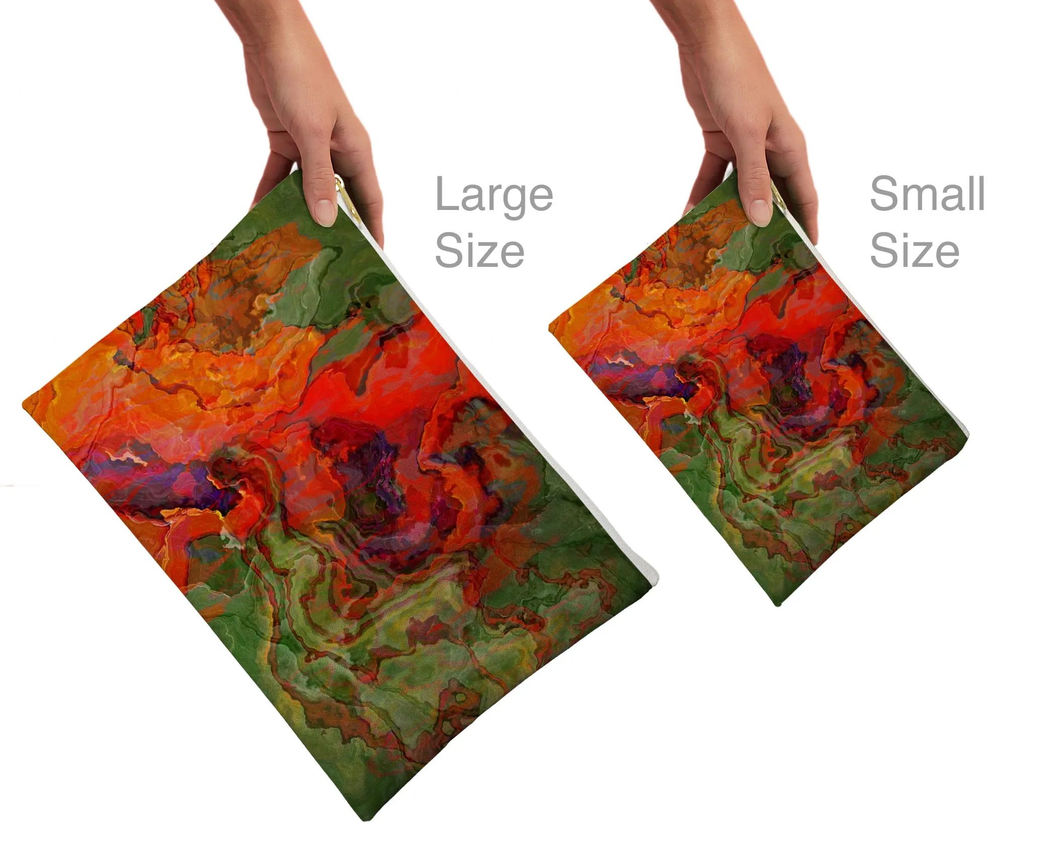 Makeup Bag, Poppies