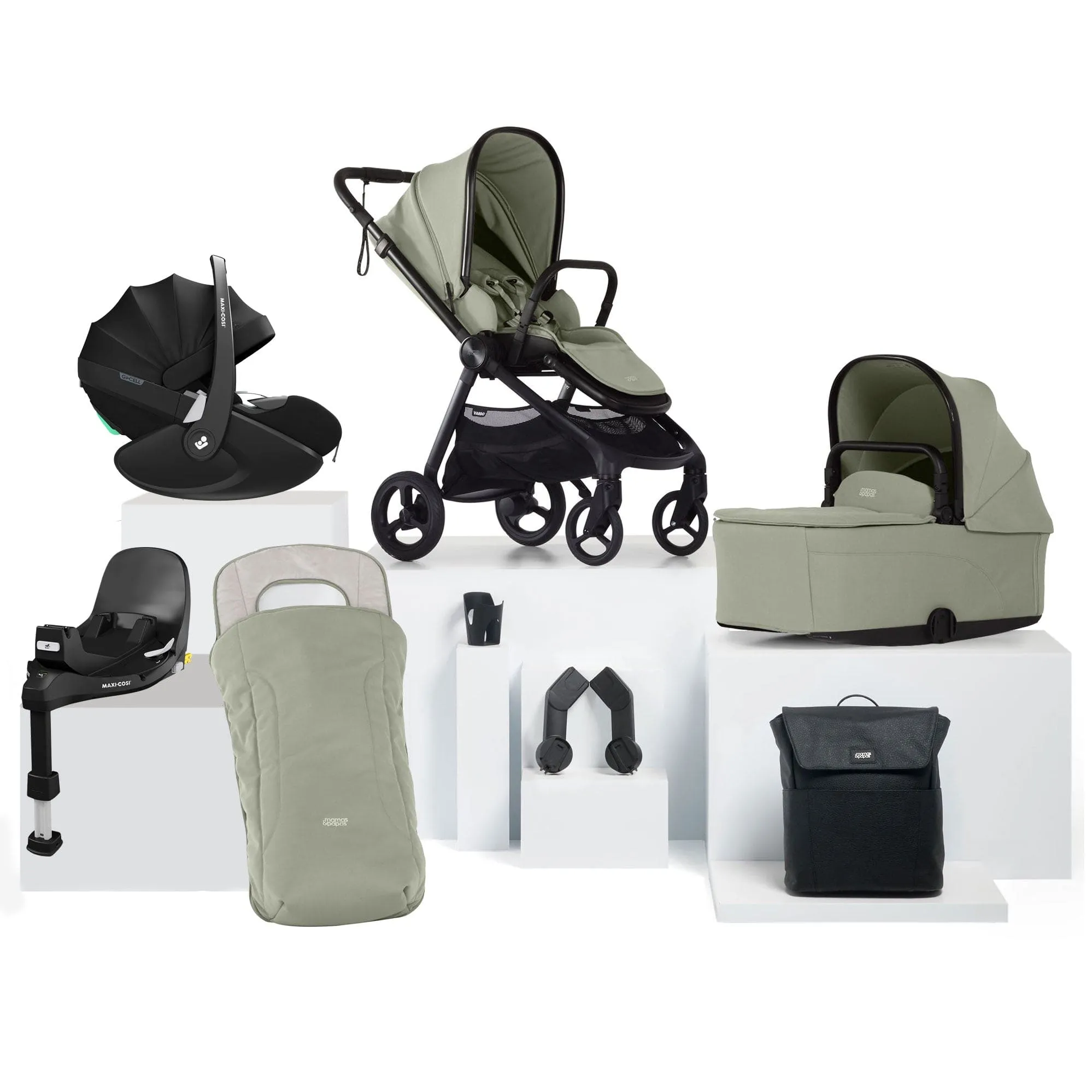 Mamas & Papas Vardo Complete Maxi-Cosi Bundle in Sage