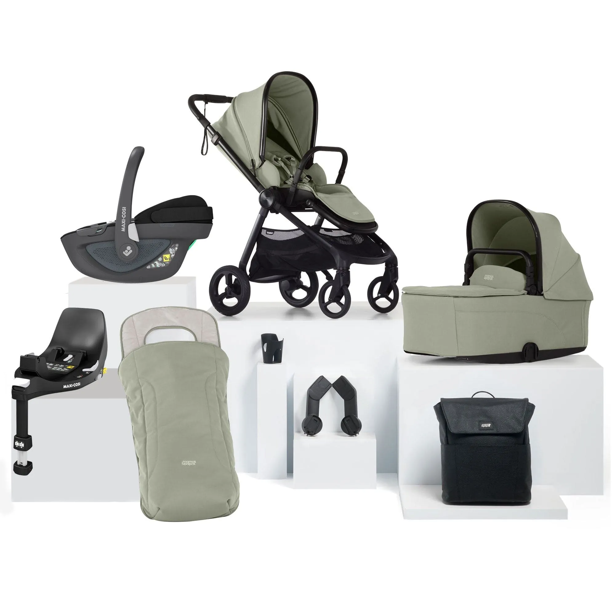 Mamas & Papas Vardo Complete Maxi-Cosi Bundle in Sage