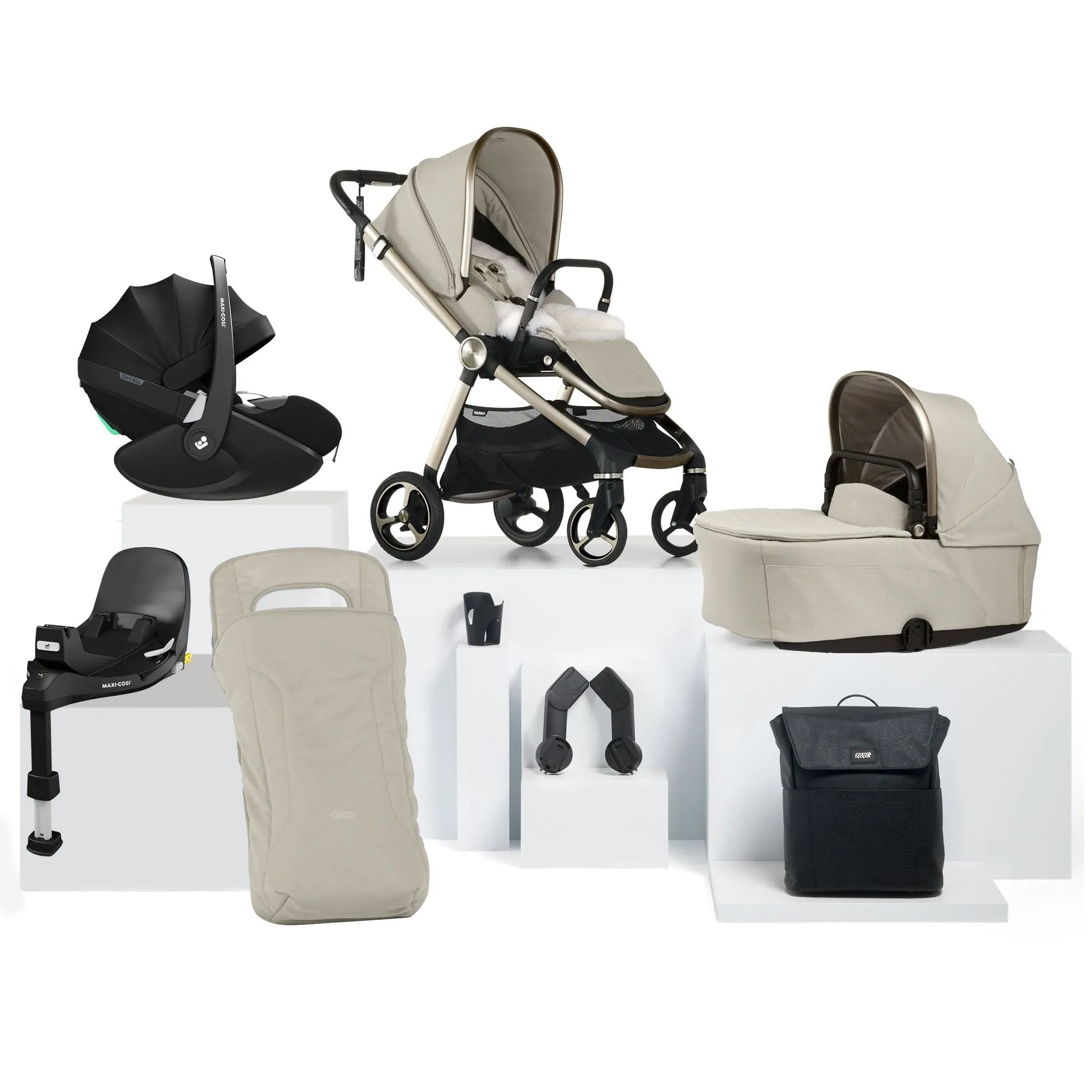 Mamas & Papas Vardo Complete Maxi-Cosi Bundle - Shell
