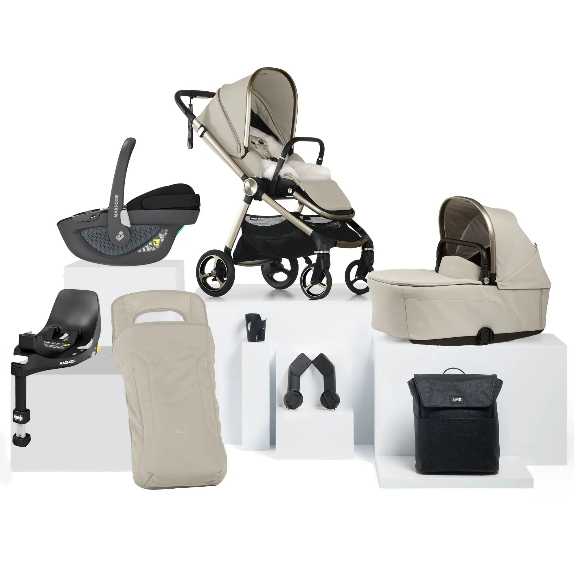 Mamas & Papas Vardo Complete Maxi-Cosi Bundle - Shell