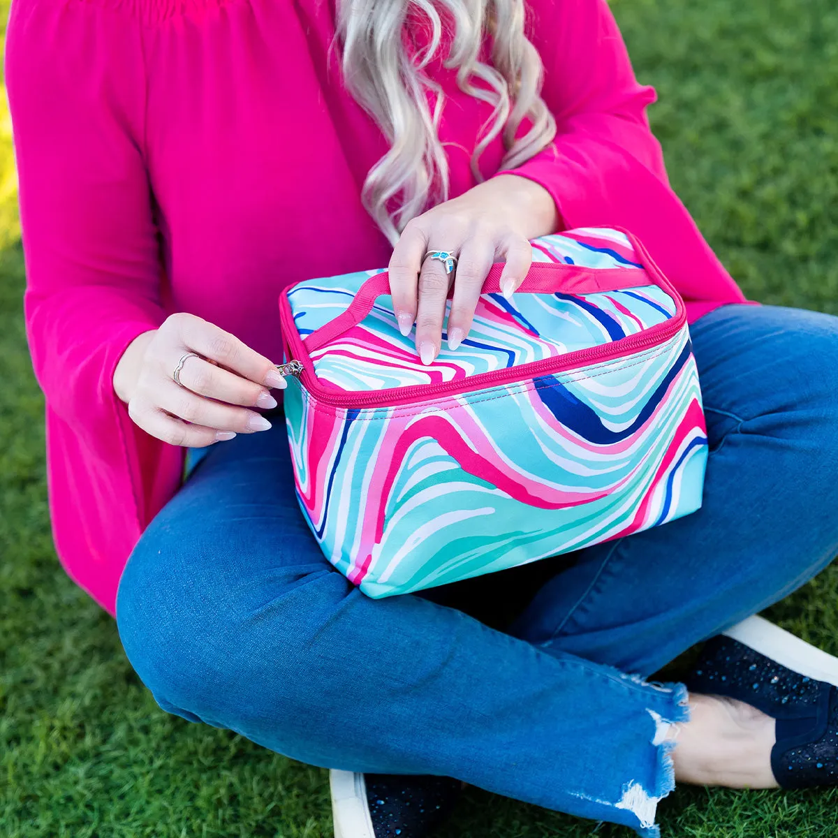 Marble-Ous Cosmetic Bag