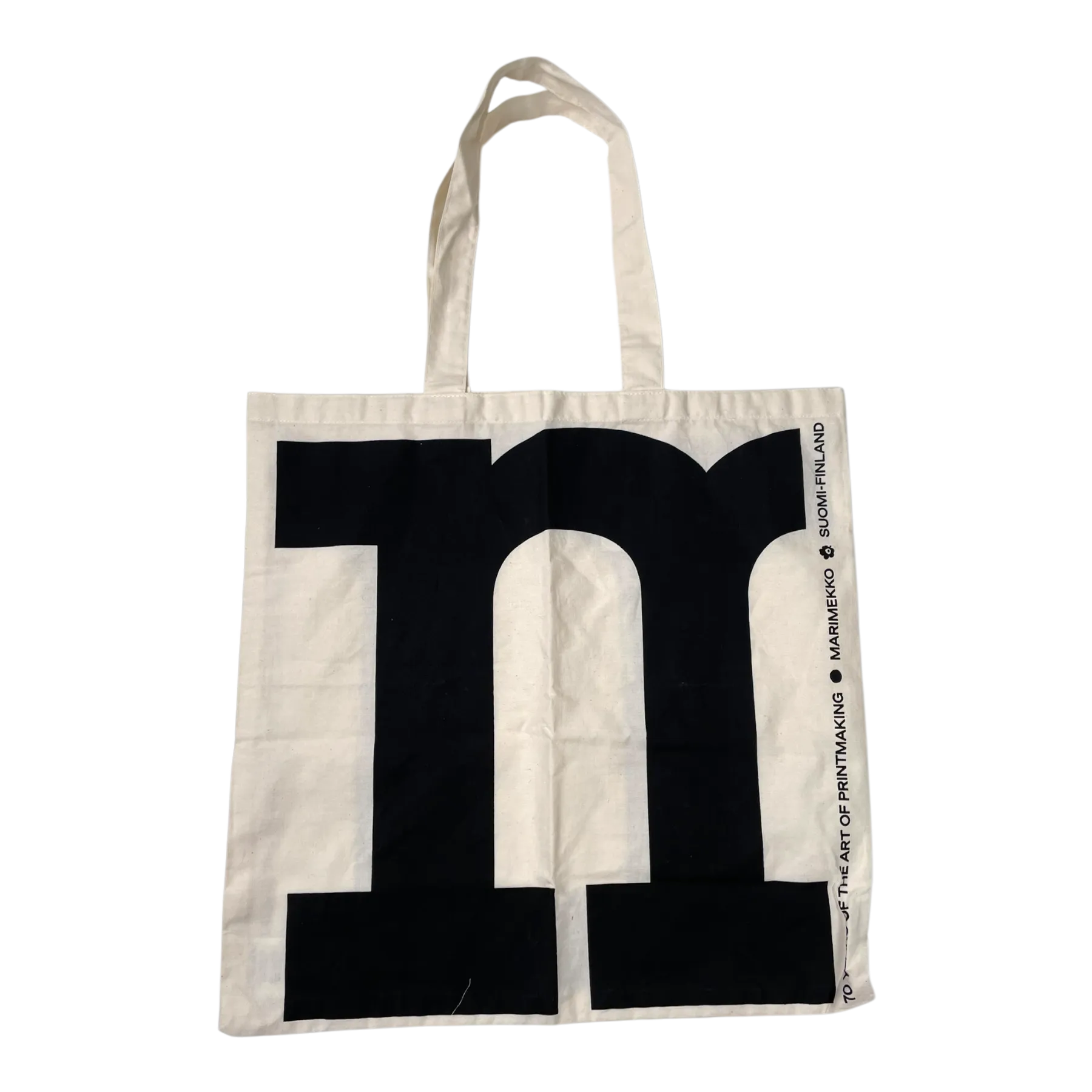 Marimekko logo bag, ivory & black | onesize