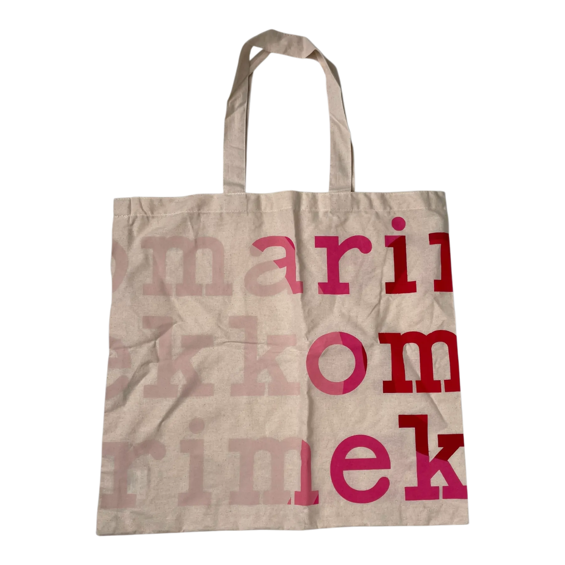 Marimekko logo bag, vanilla & pink | onesize