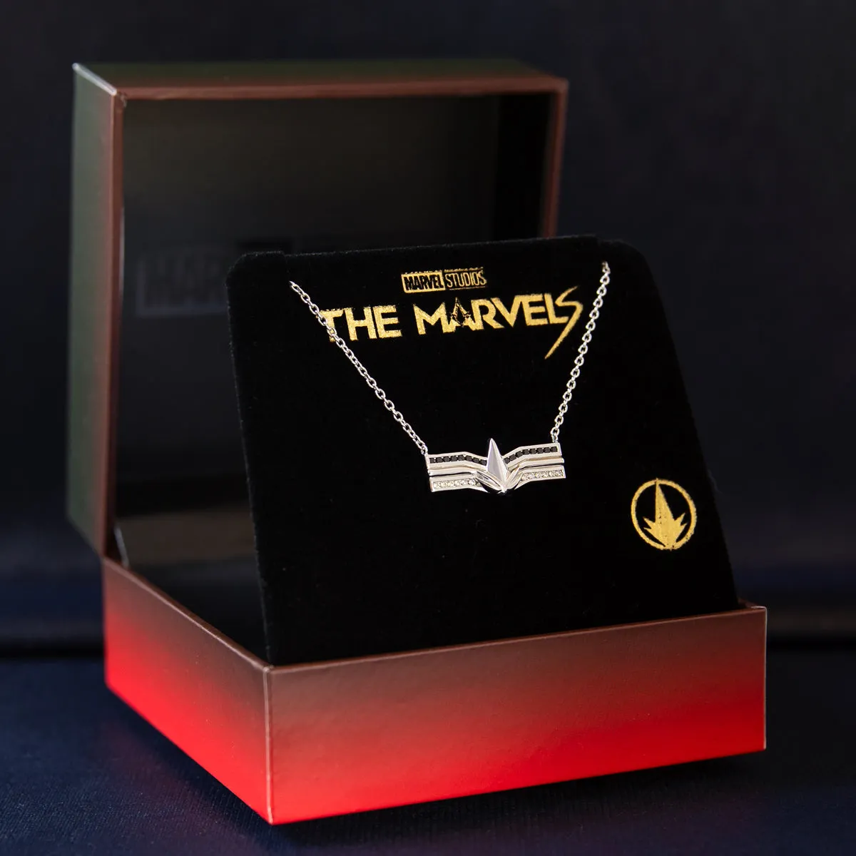Marvel X RockLove MARVEL STUDIOS THE MARVELS Crystal Captain Monica Rambeau Necklace