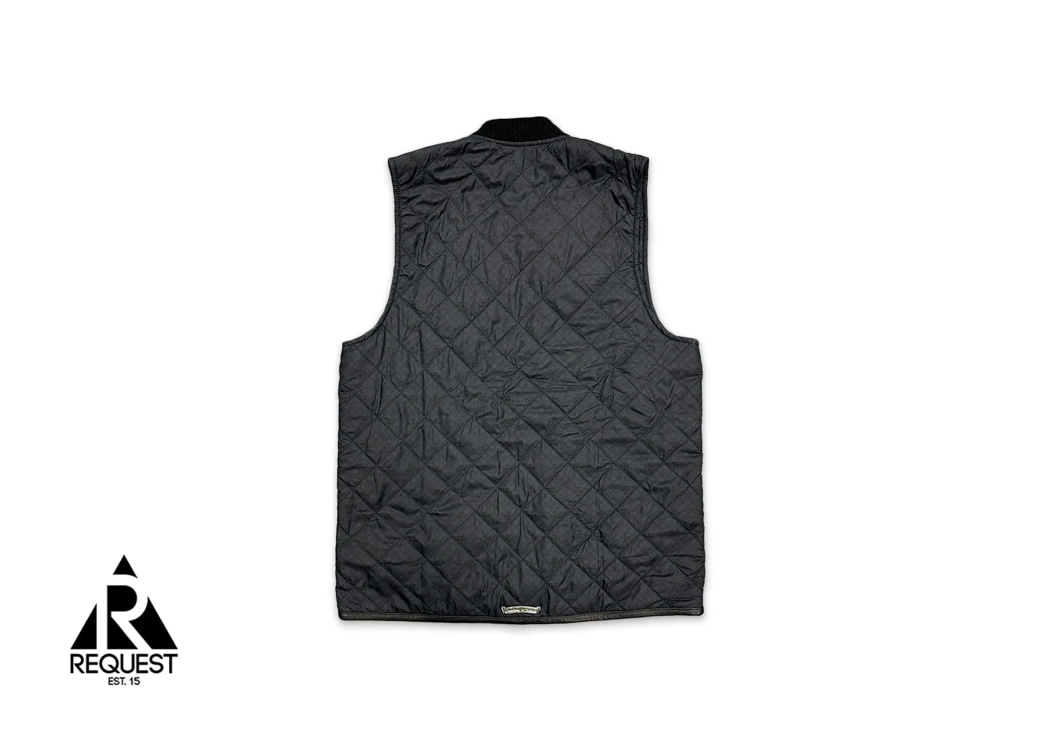 Matty Boy Chomper Motif Quilted Vest "Black"