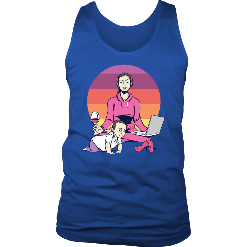 Meditation T-shirt, Funny Meditation T-shirt, Yoga T-shirt, Mom Meditation T-shirt,