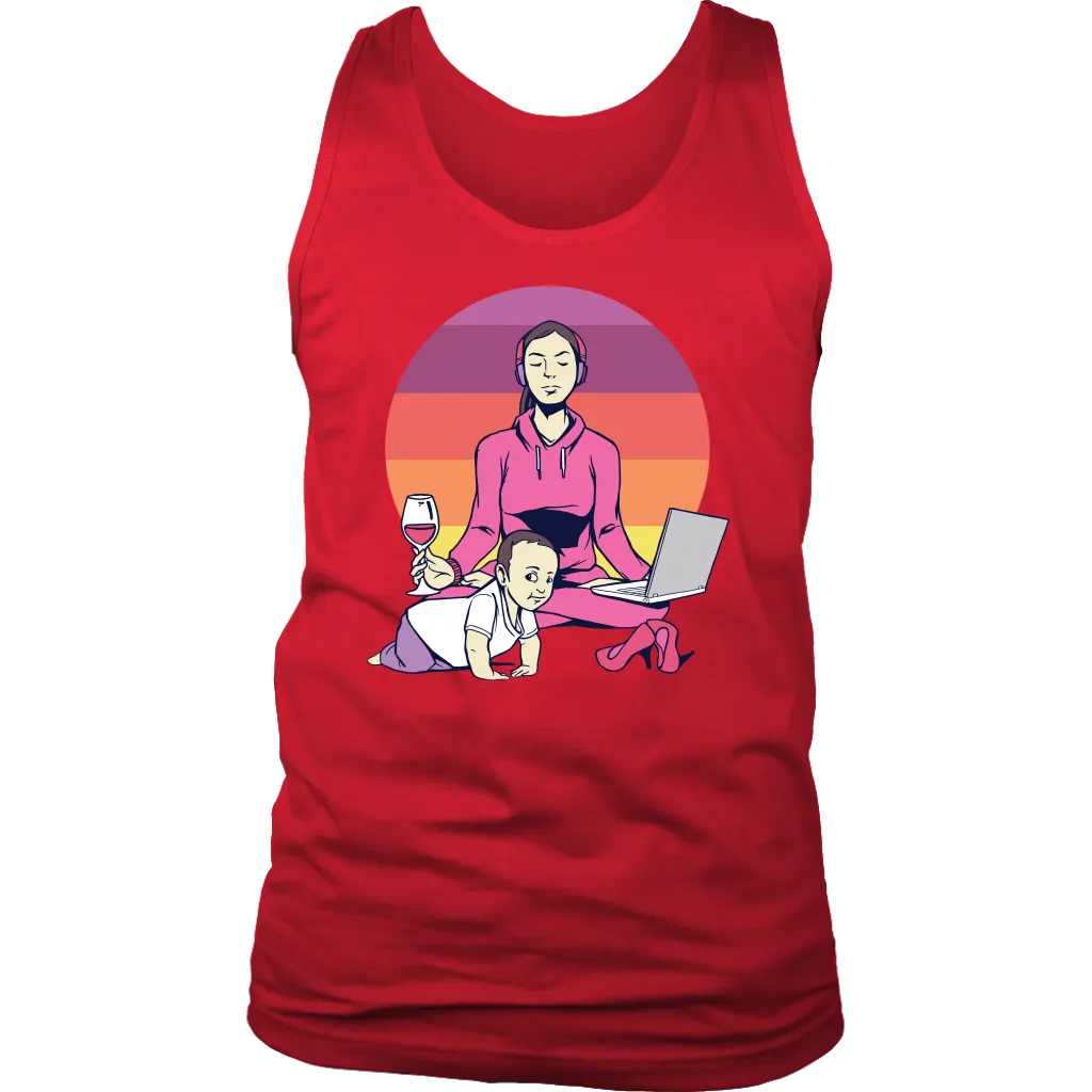 Meditation T-shirt, Funny Meditation T-shirt, Yoga T-shirt, Mom Meditation T-shirt,