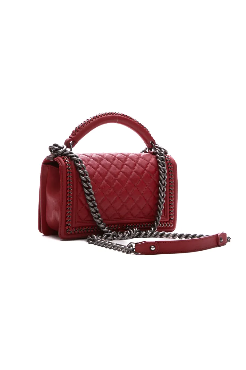Medium Boy Bag with Top Handle