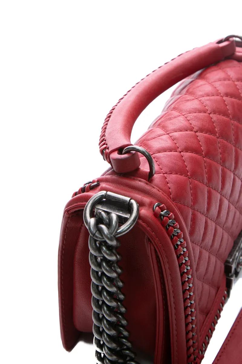 Medium Boy Bag with Top Handle