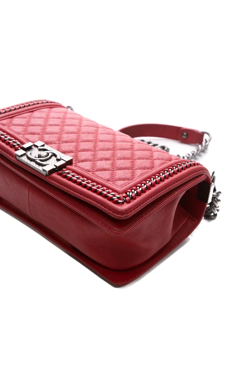 Medium Boy Bag with Top Handle