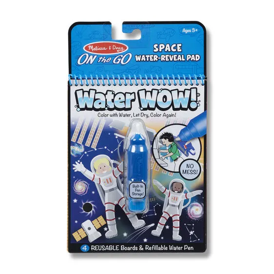 Melissa and Doug Water Wow! Space Water-Reveal Pad - On the Go Travel Activity