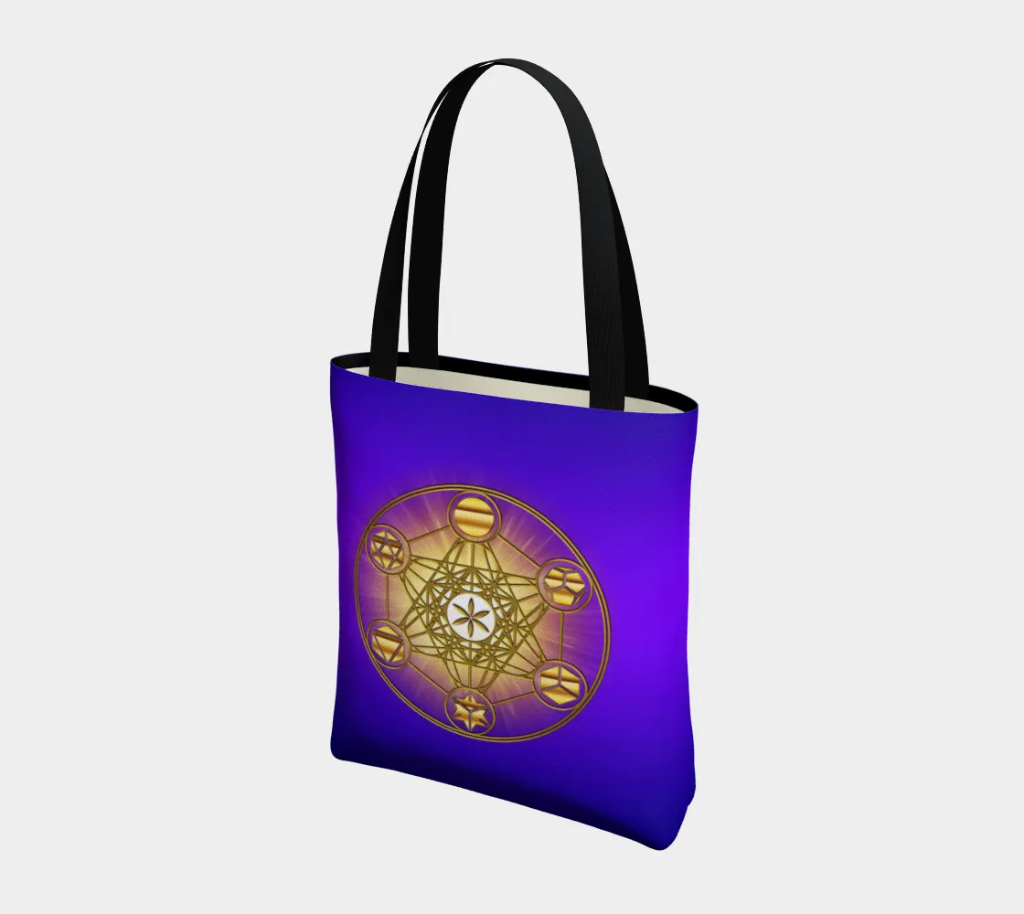 Metatron's Cube Tote Bag
