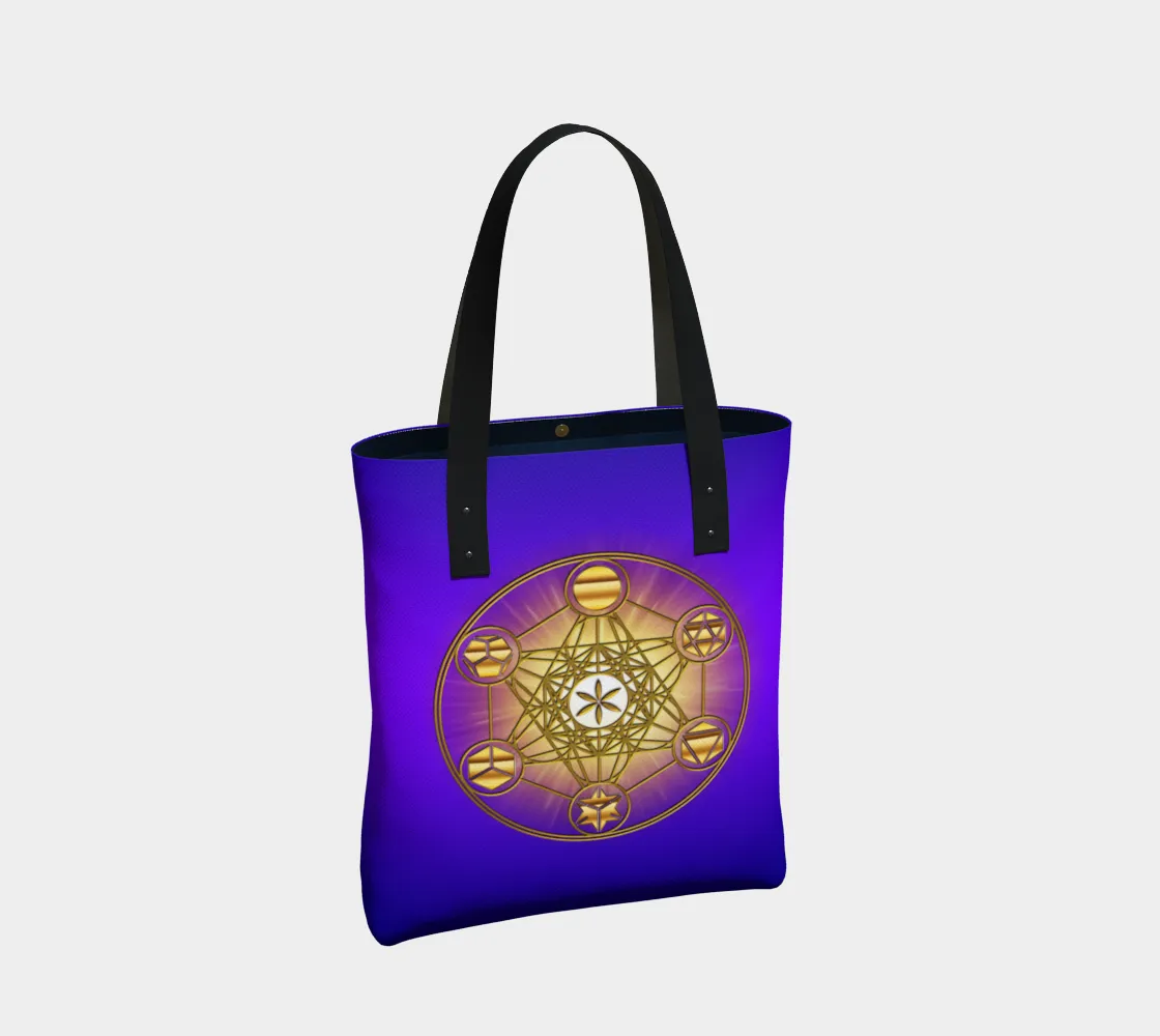 Metatron's Cube Tote Bag