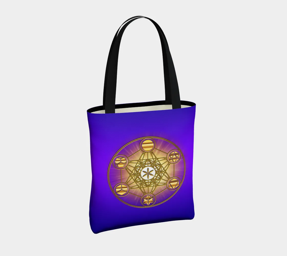 Metatron's Cube Tote Bag