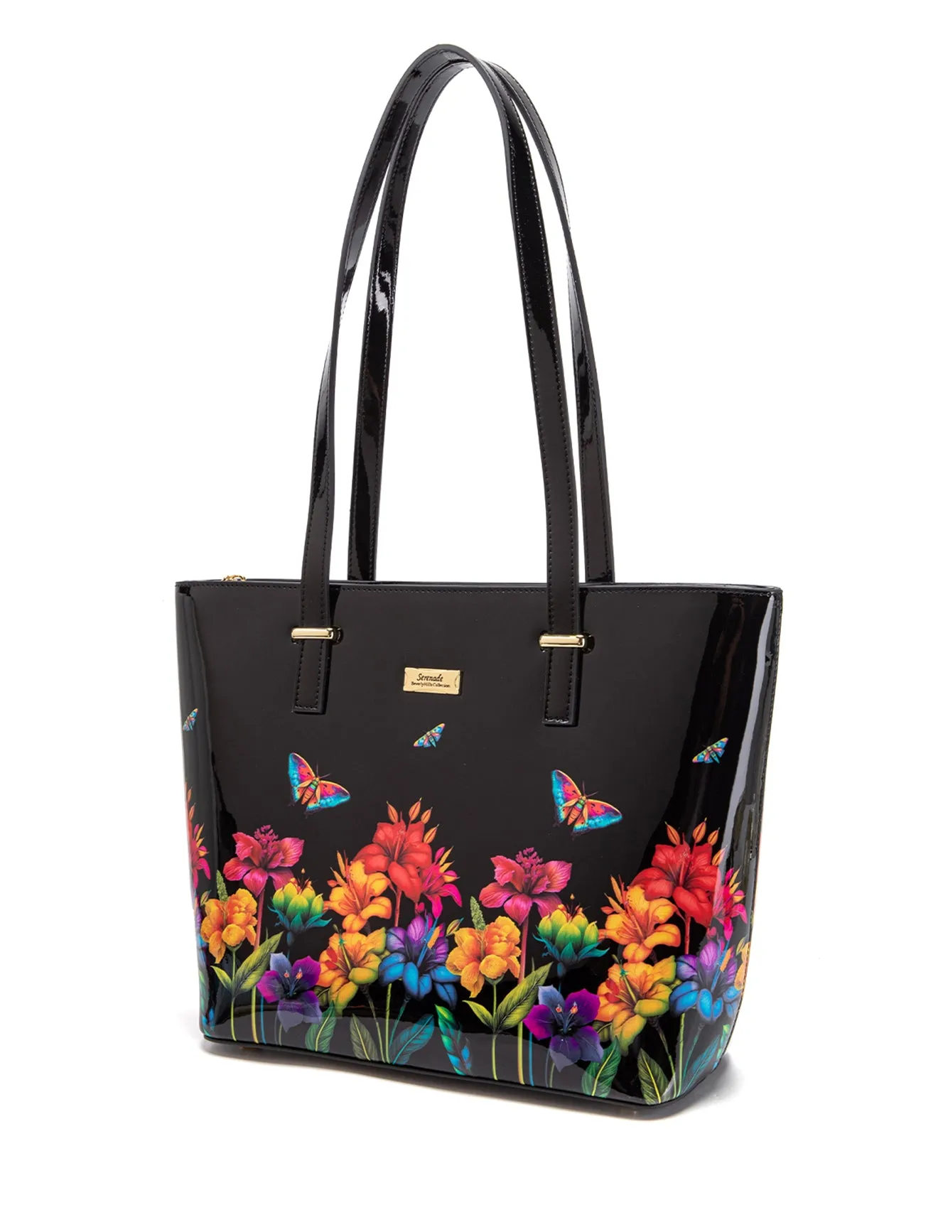 MILA LARGE LEATHER TOTE BAG- SN84-0817