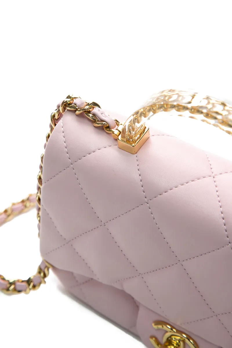 Mini Flap Bag with Top Handle