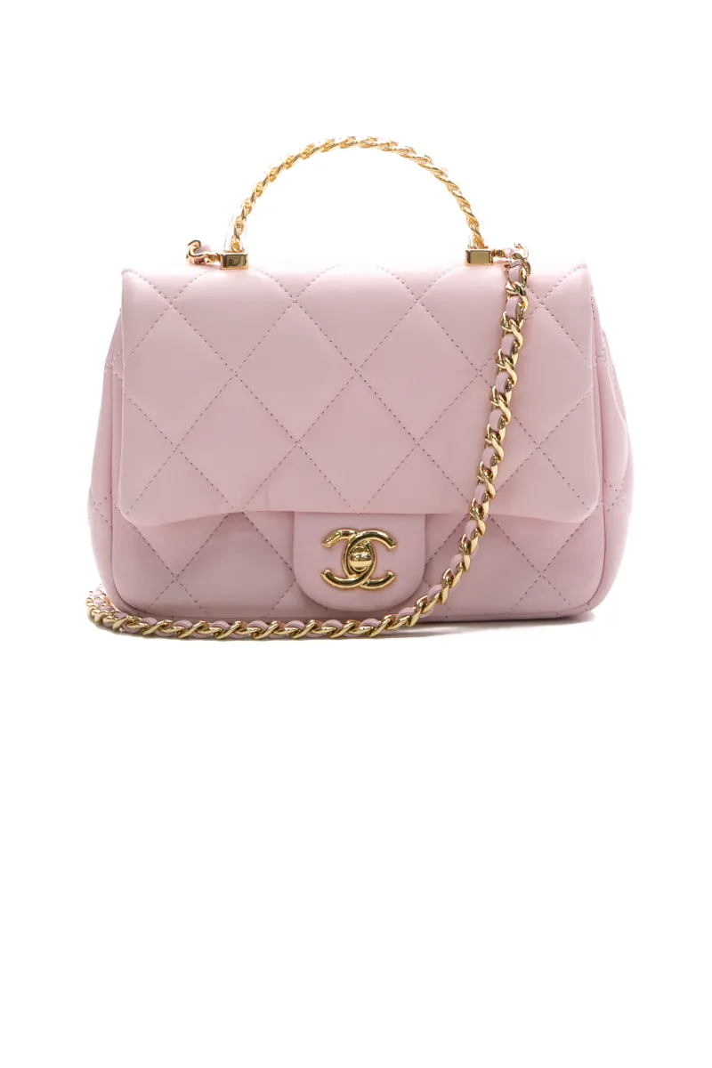 Mini Flap Bag with Top Handle
