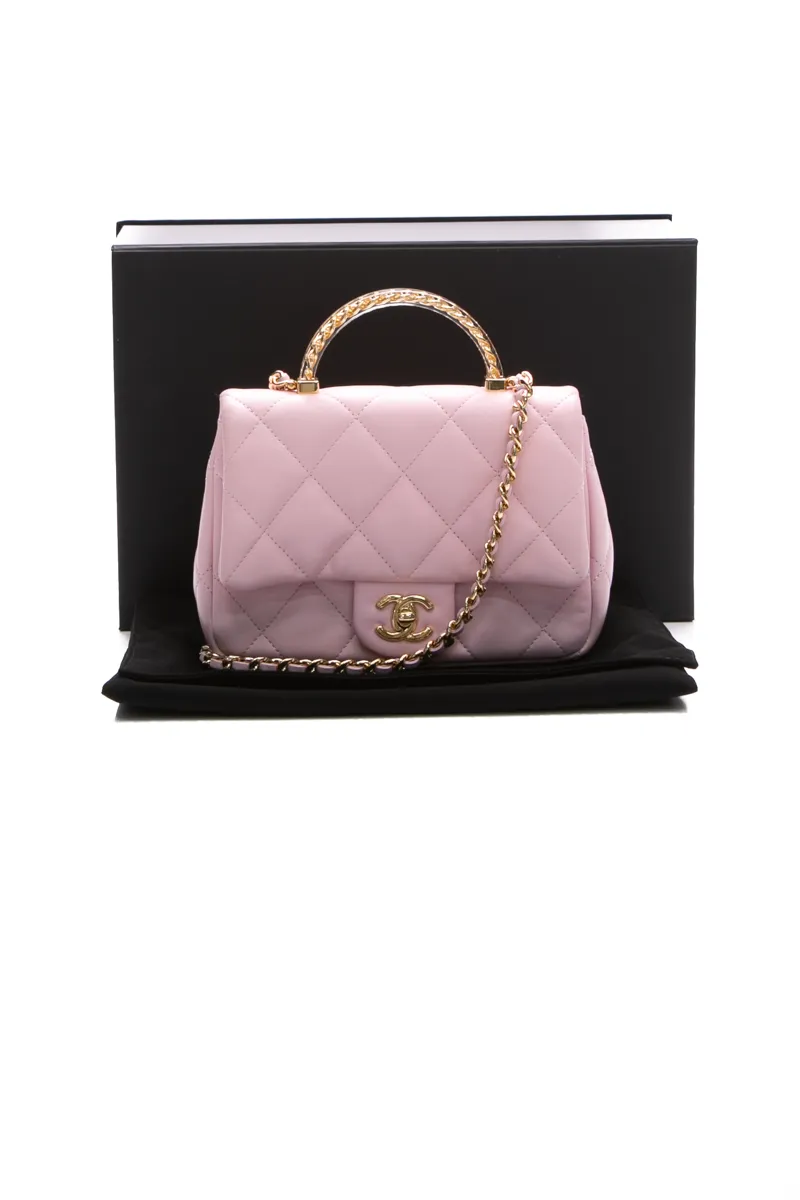 Mini Flap Bag with Top Handle
