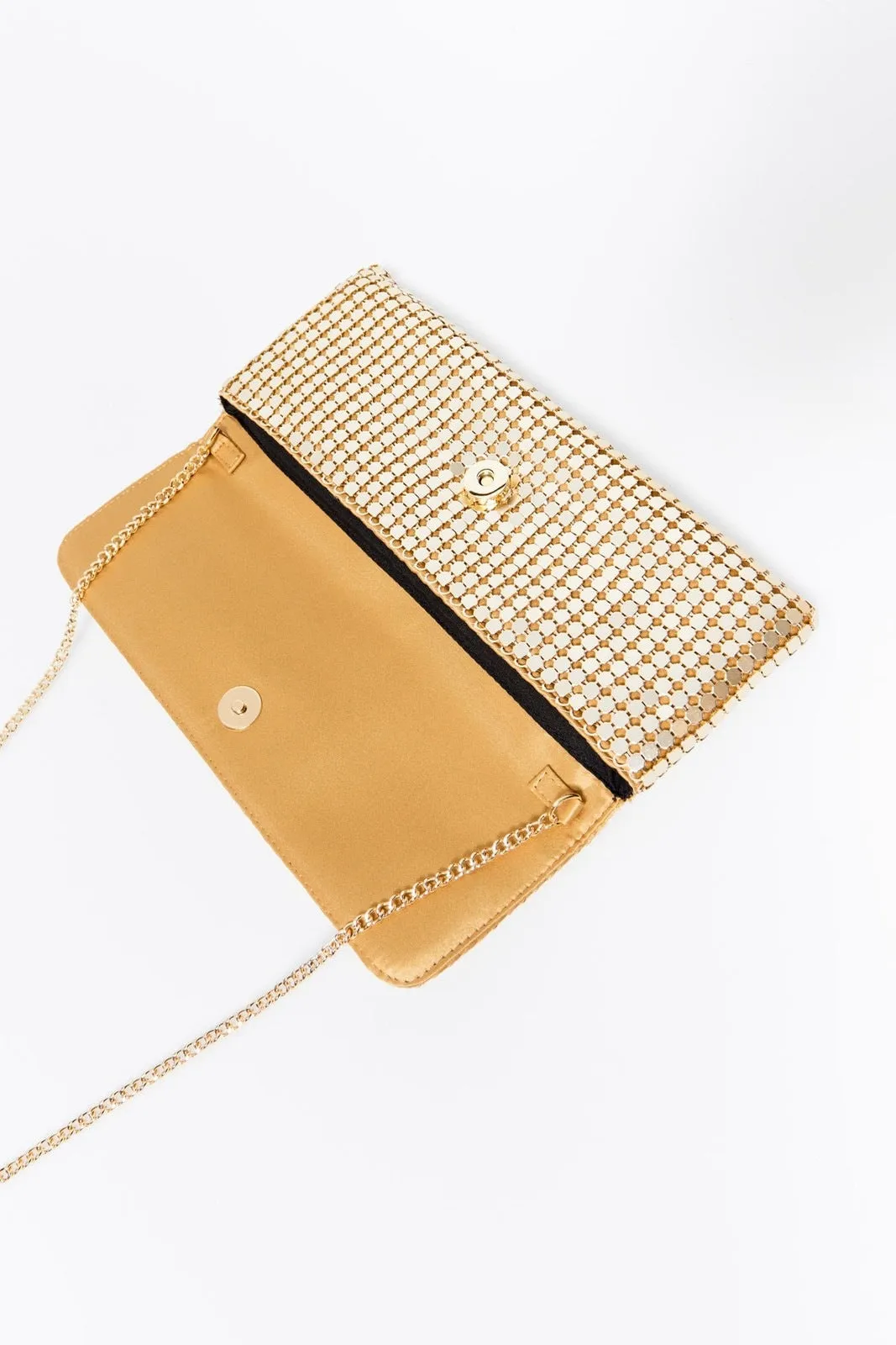 Mini Mesh Bag - Gold