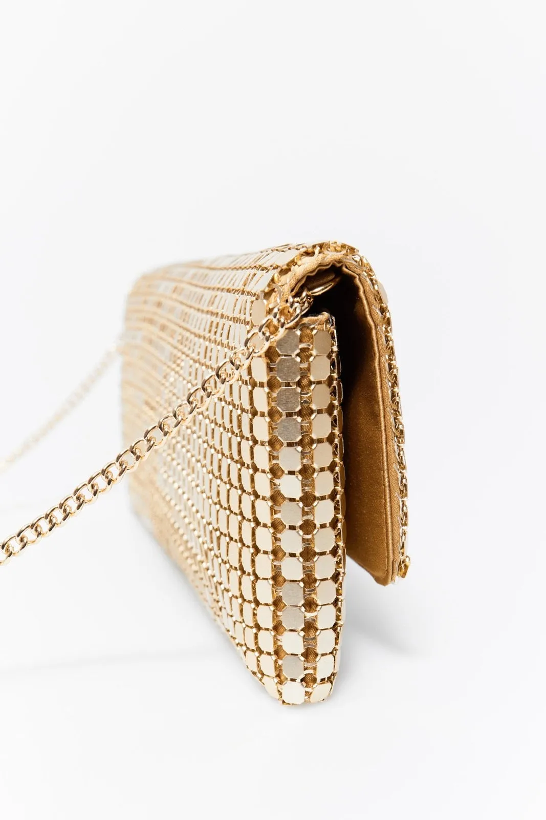 Mini Mesh Bag - Gold