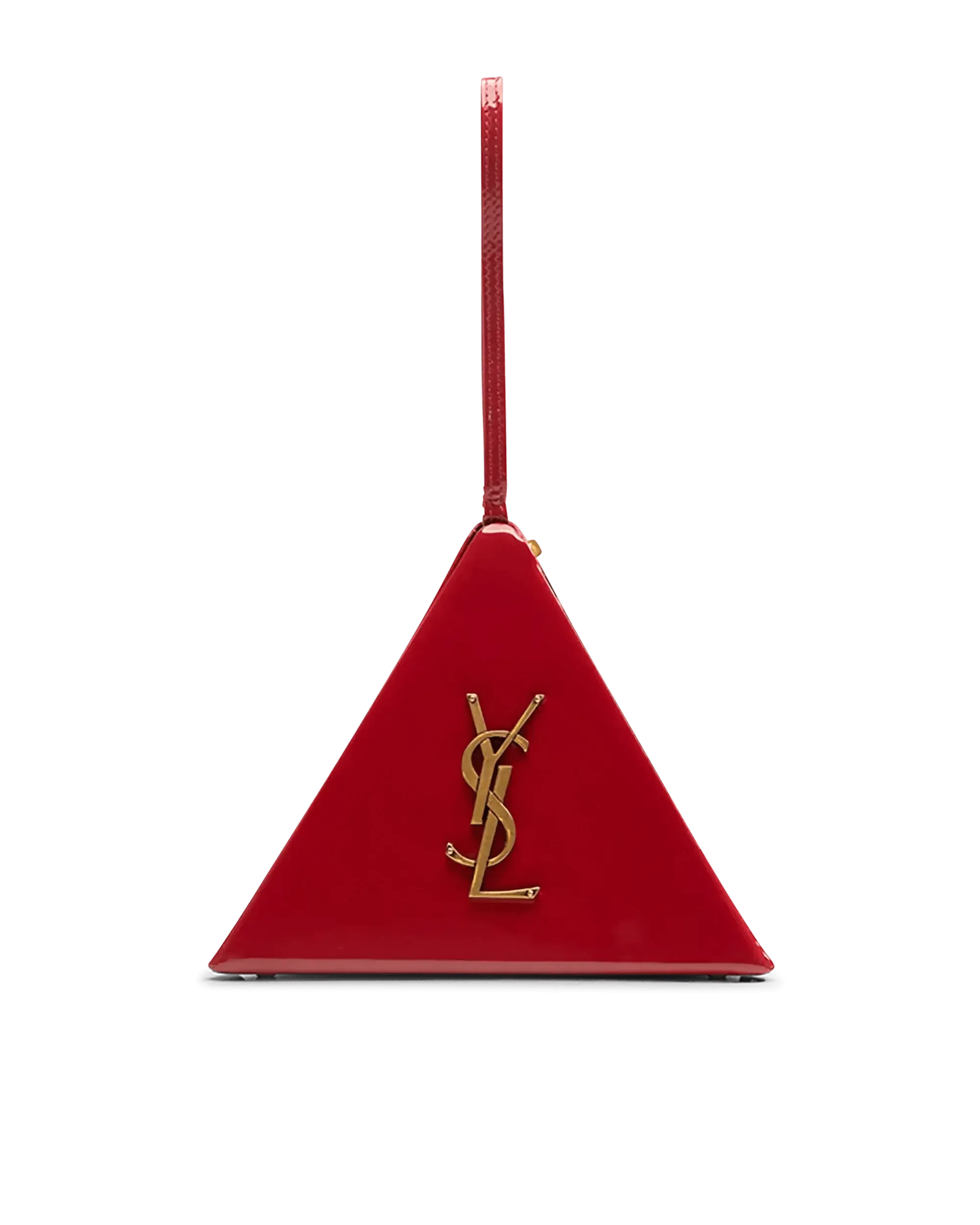 Mini Patent Pyramid Bag