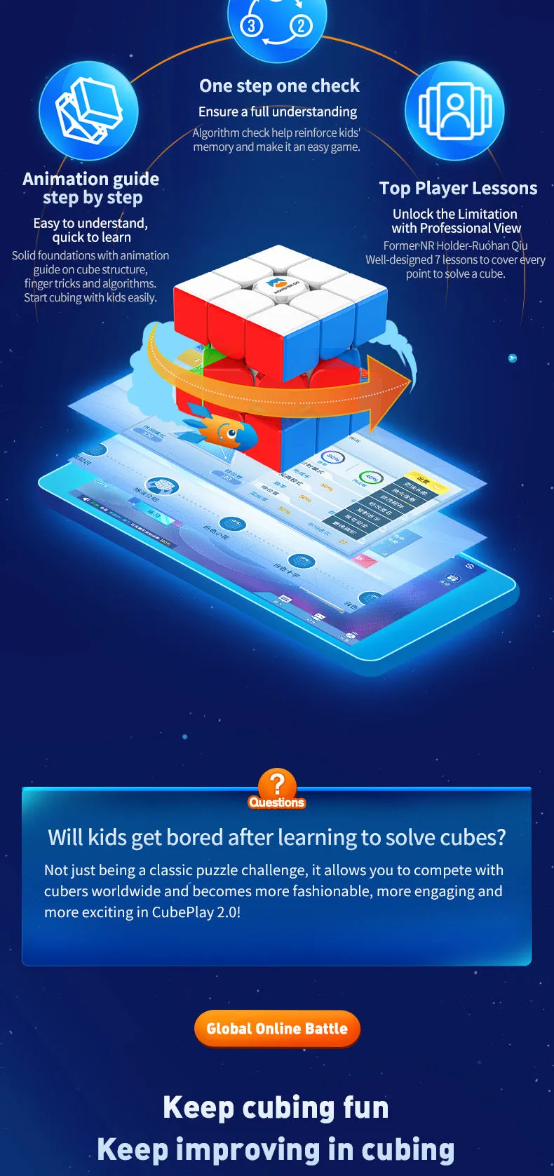 Monster GO 3x3 AI Smartcube