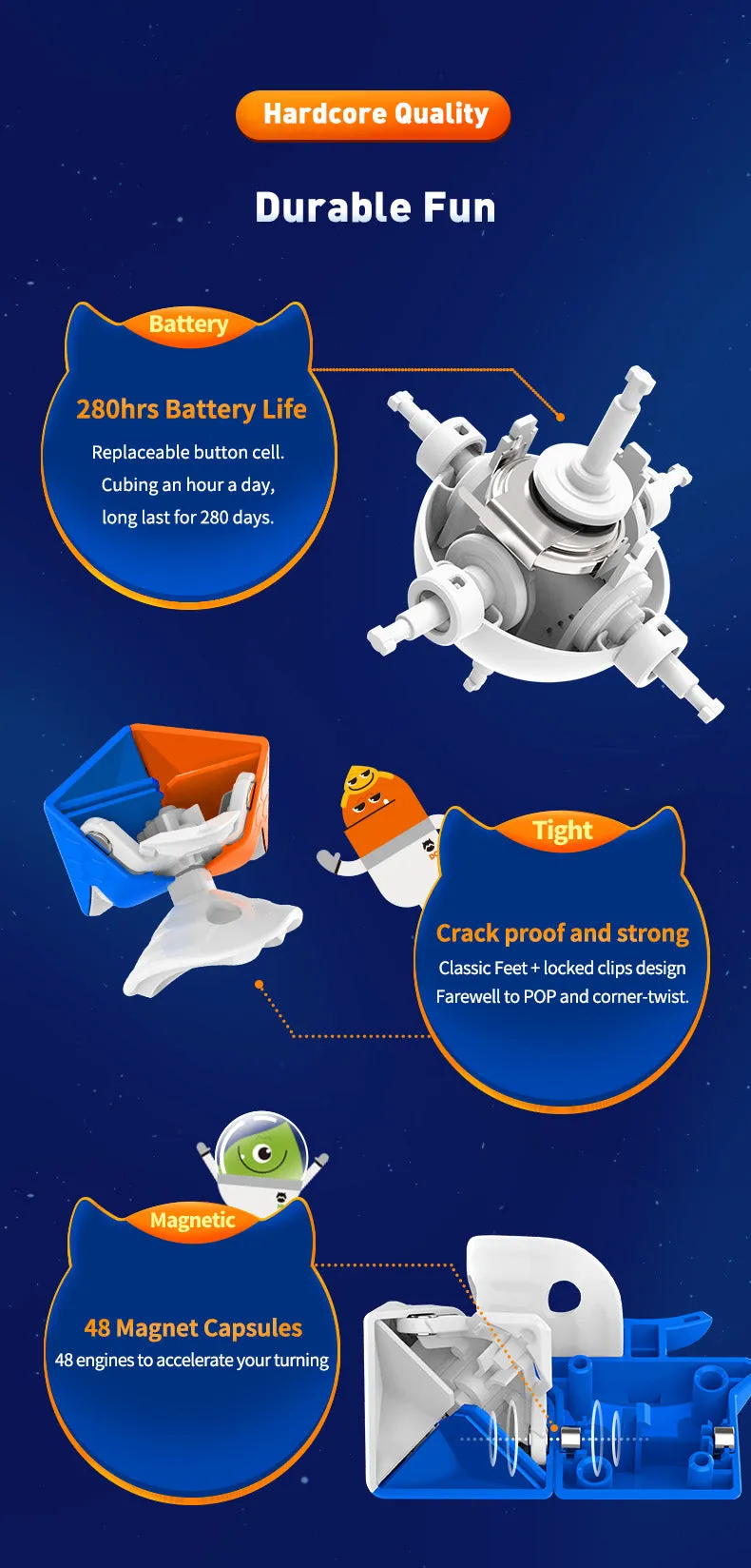 Monster GO 3x3 AI Smartcube