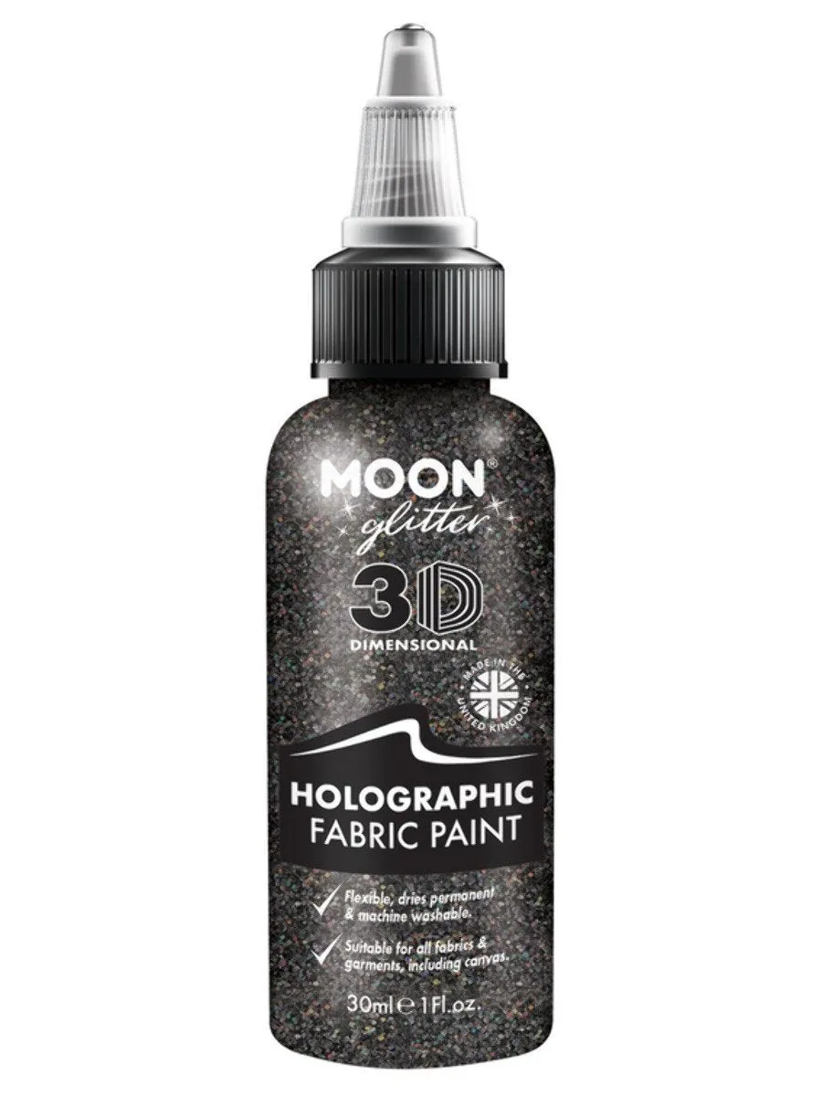 Moon Glitter Holographic Glitter Fabric Paint