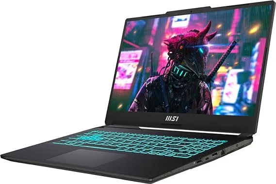 MSI Cyborg 15 Gaming Laptop, 15.6" 144Hz FHD IPS Display, 10-Core Intel Core i7-12650H, NVIDIA Geforce RTX 4060, 16GB DDR5 RAM, 1TB NVMe SSD, Backlit Keyboard, HDMI, USB-C, Win 11, w/CUE Accessories
