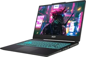 MSI Cyborg 15 Gaming Laptop, 15.6" 144Hz FHD IPS Display, 10-Core Intel Core i7-12650H, NVIDIA Geforce RTX 4060, 16GB DDR5 RAM, 1TB NVMe SSD, Backlit Keyboard, HDMI, USB-C, Win 11, w/CUE Accessories