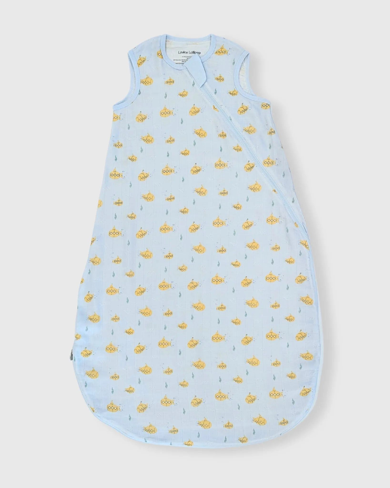 Muslin Lightweight Sleep Bag 0.5 TOG - Ocean Explorer