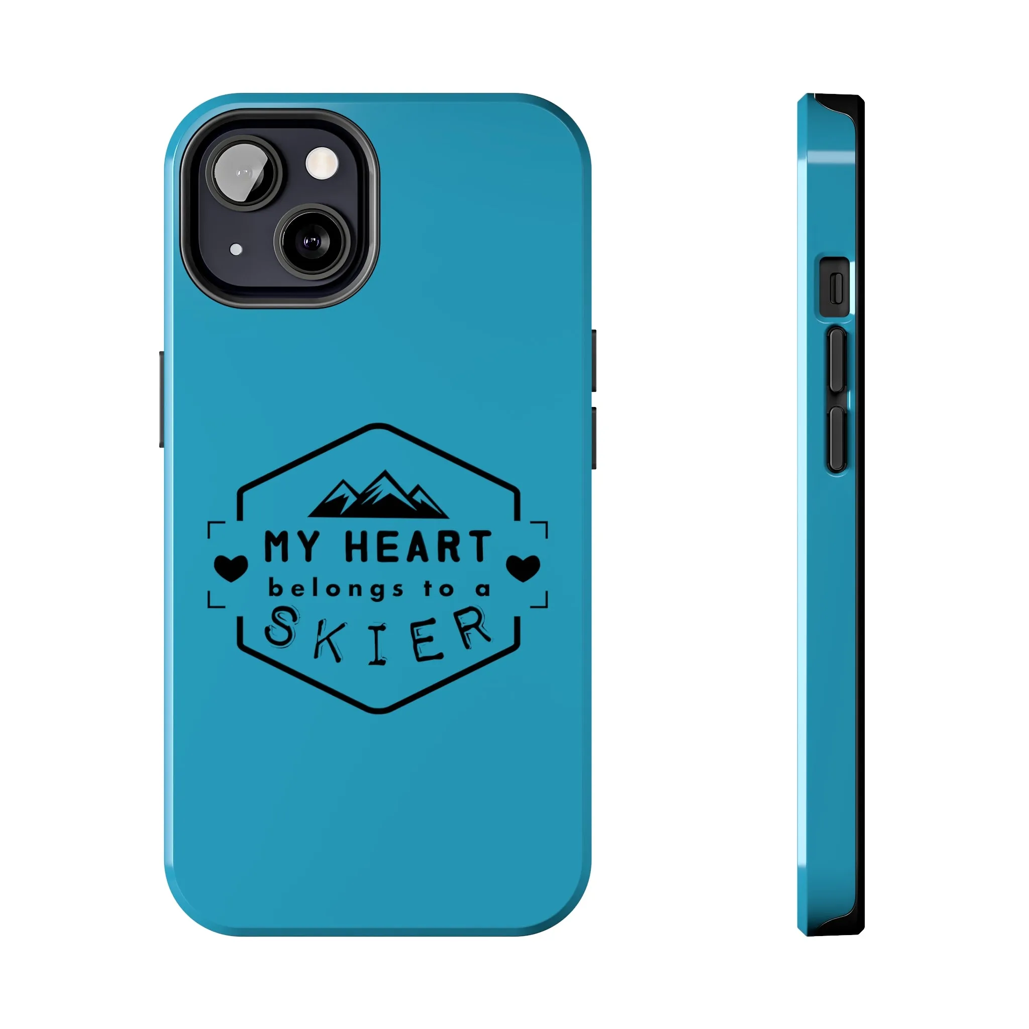 My Heart Belongs to a Skier - Tough Phone Case, Case-Mate