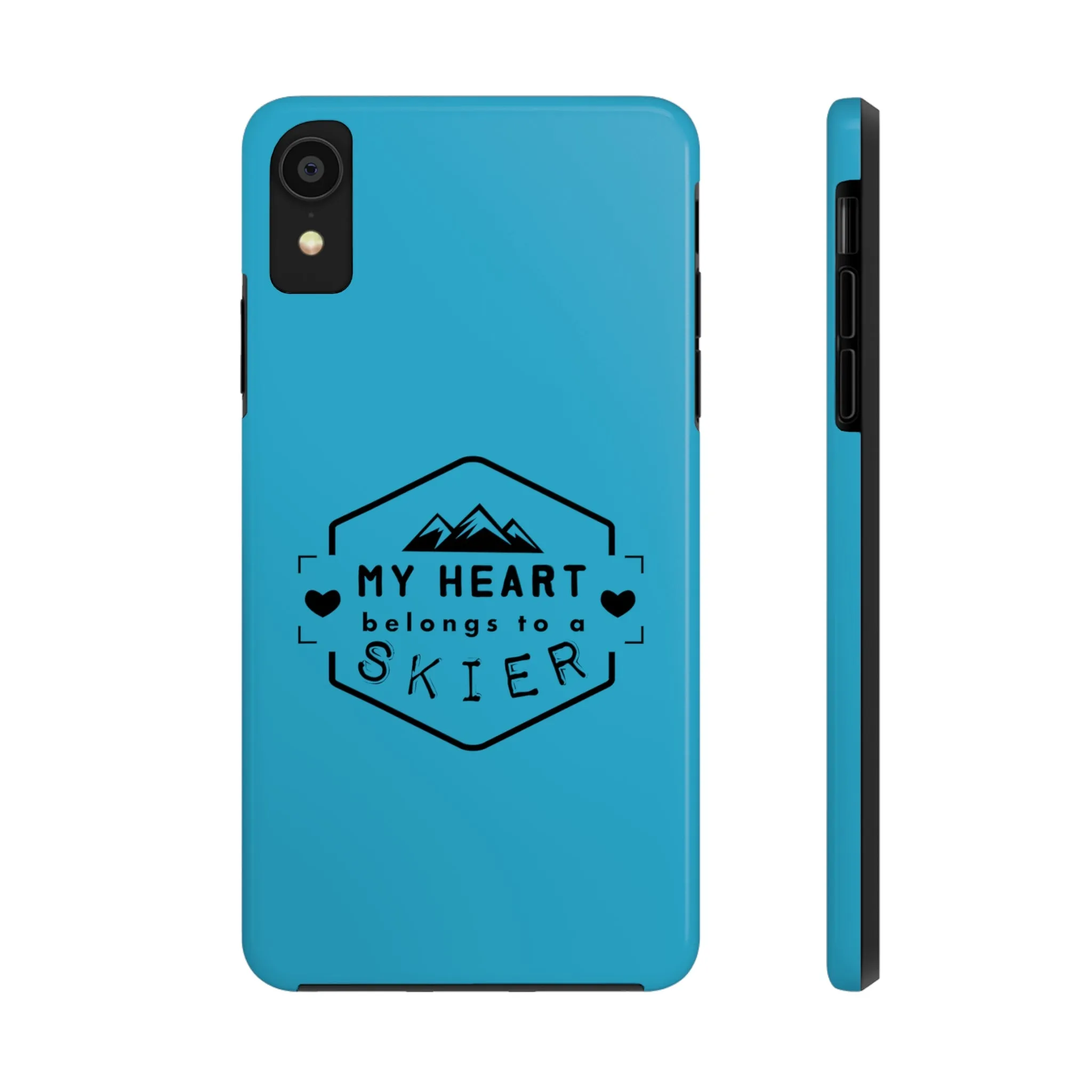 My Heart Belongs to a Skier - Tough Phone Case, Case-Mate