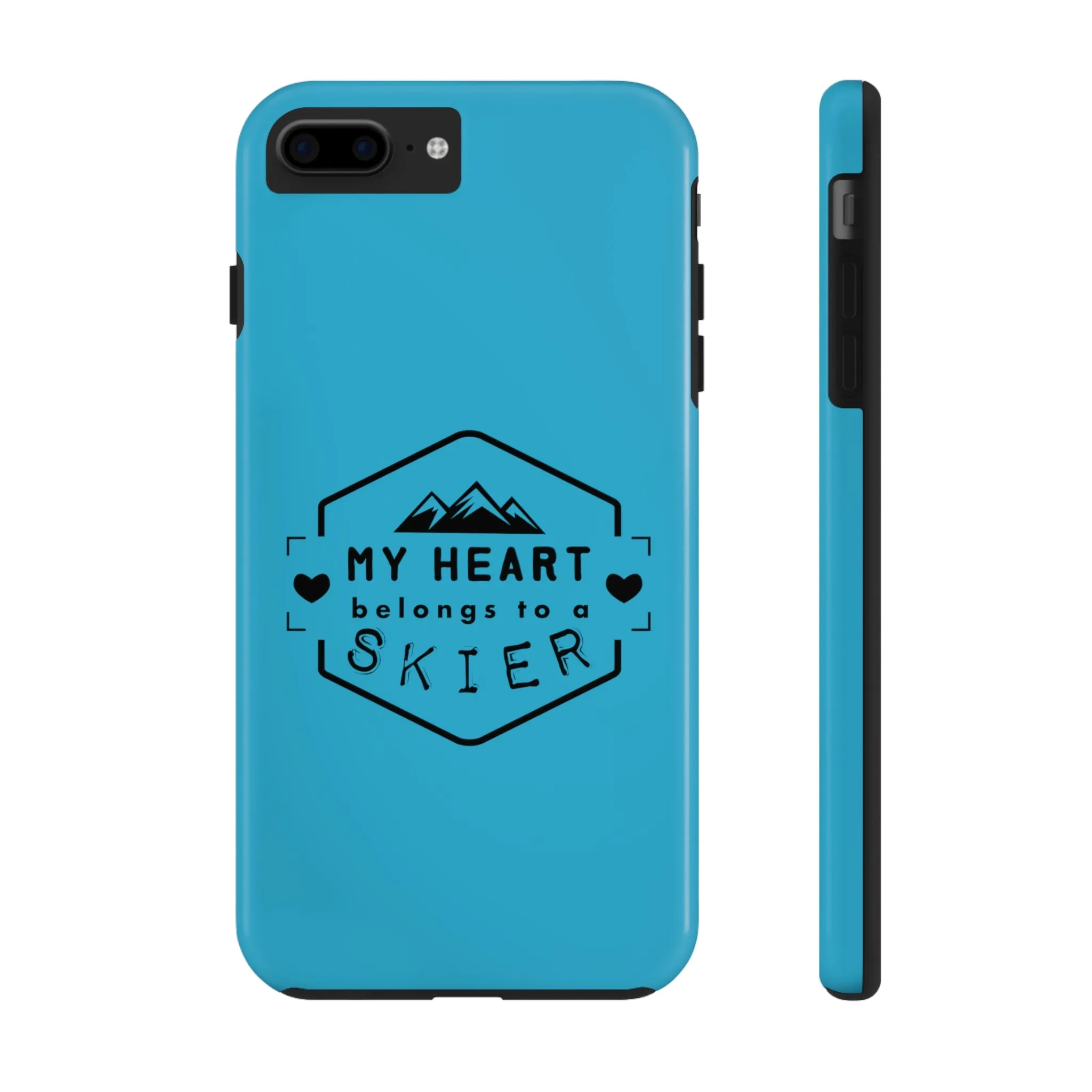 My Heart Belongs to a Skier - Tough Phone Case, Case-Mate