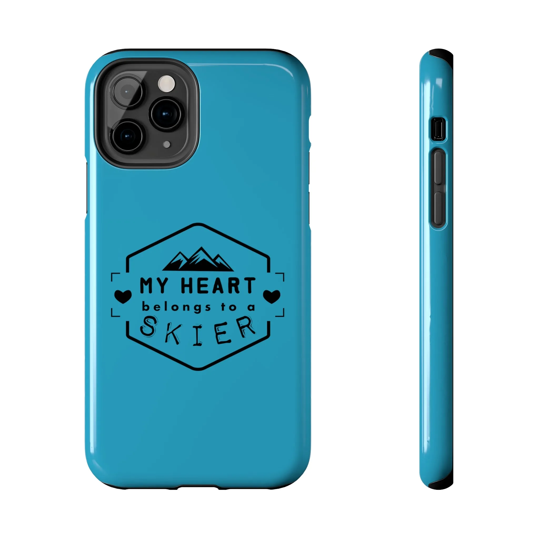 My Heart Belongs to a Skier - Tough Phone Case, Case-Mate