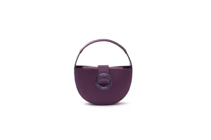Nº52 Demi Lune Mini - Aubergine Satin