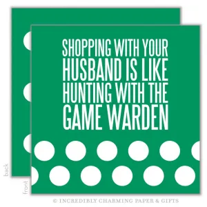 NAPKINS - ICPG - SHOPPING WITH YOUR HUSBAND