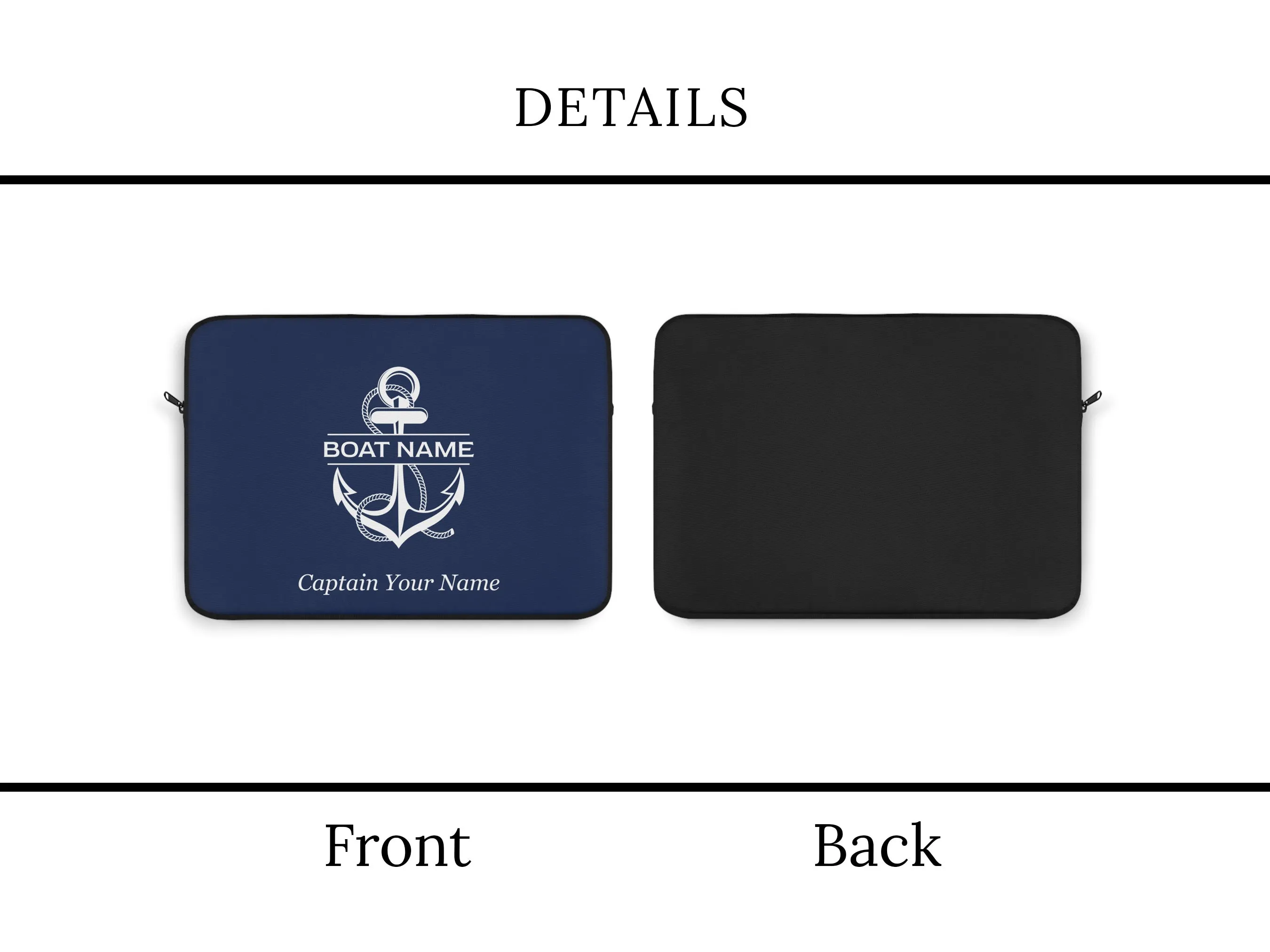 Nautical Laptop Cover | Upwind Design