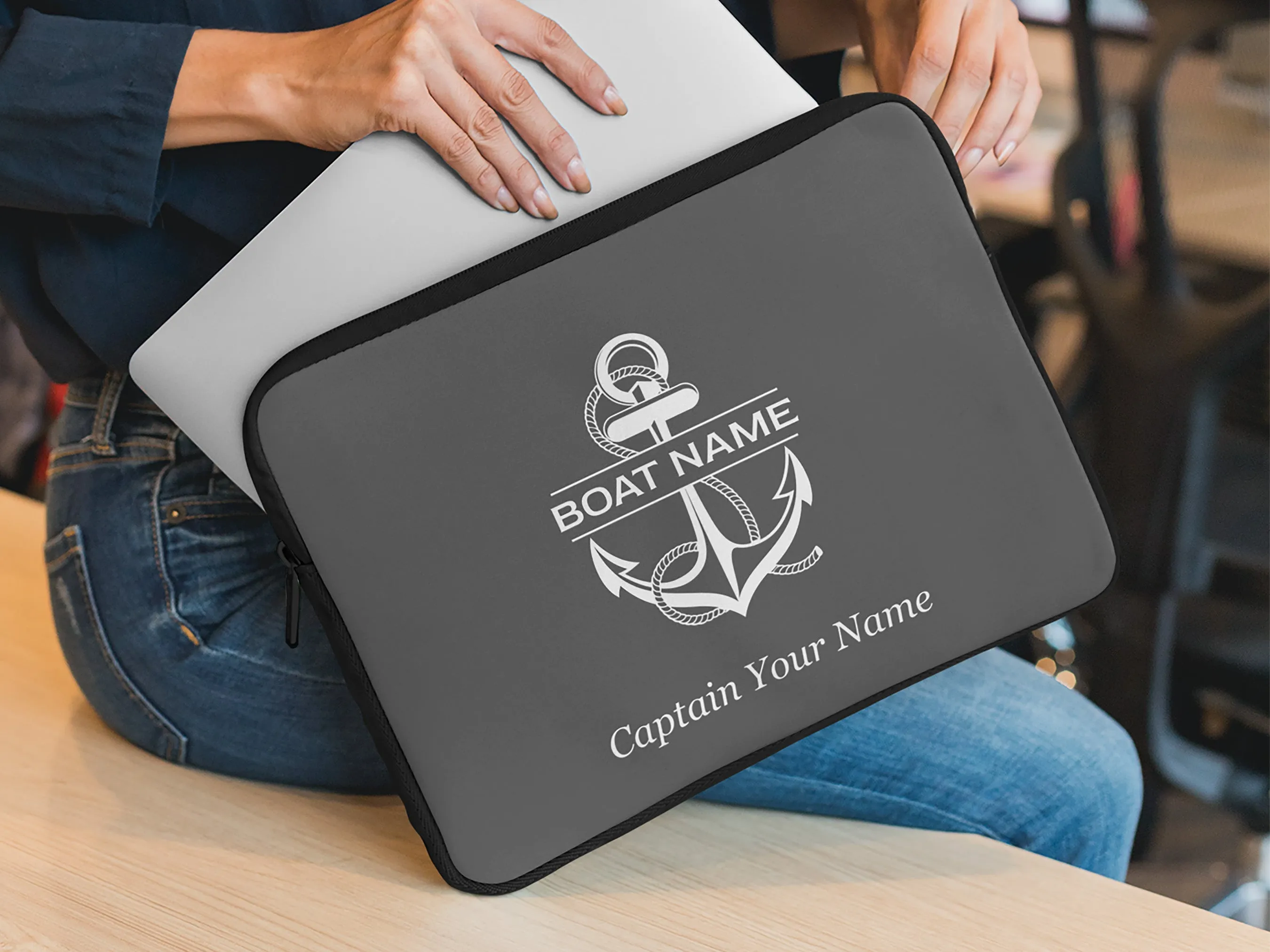 Nautical Laptop Cover | Upwind Design