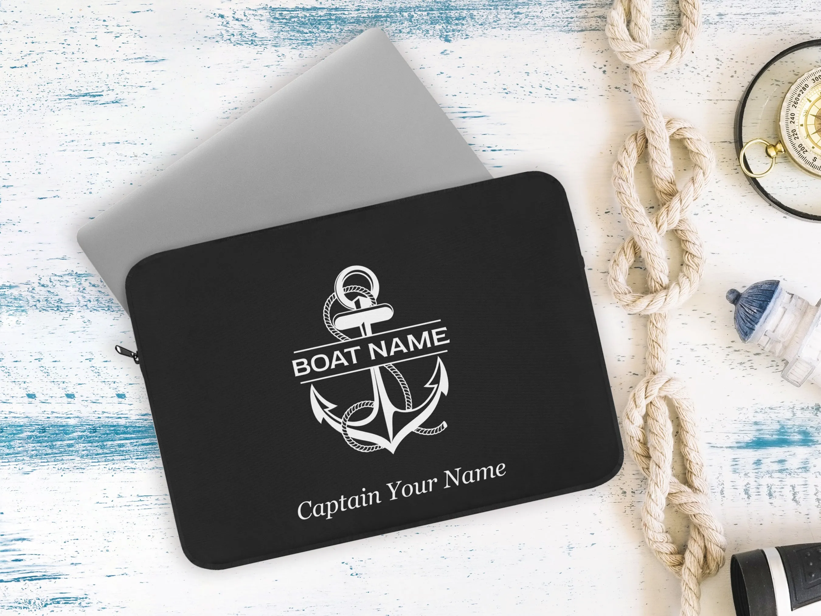 Nautical Laptop Cover | Upwind Design