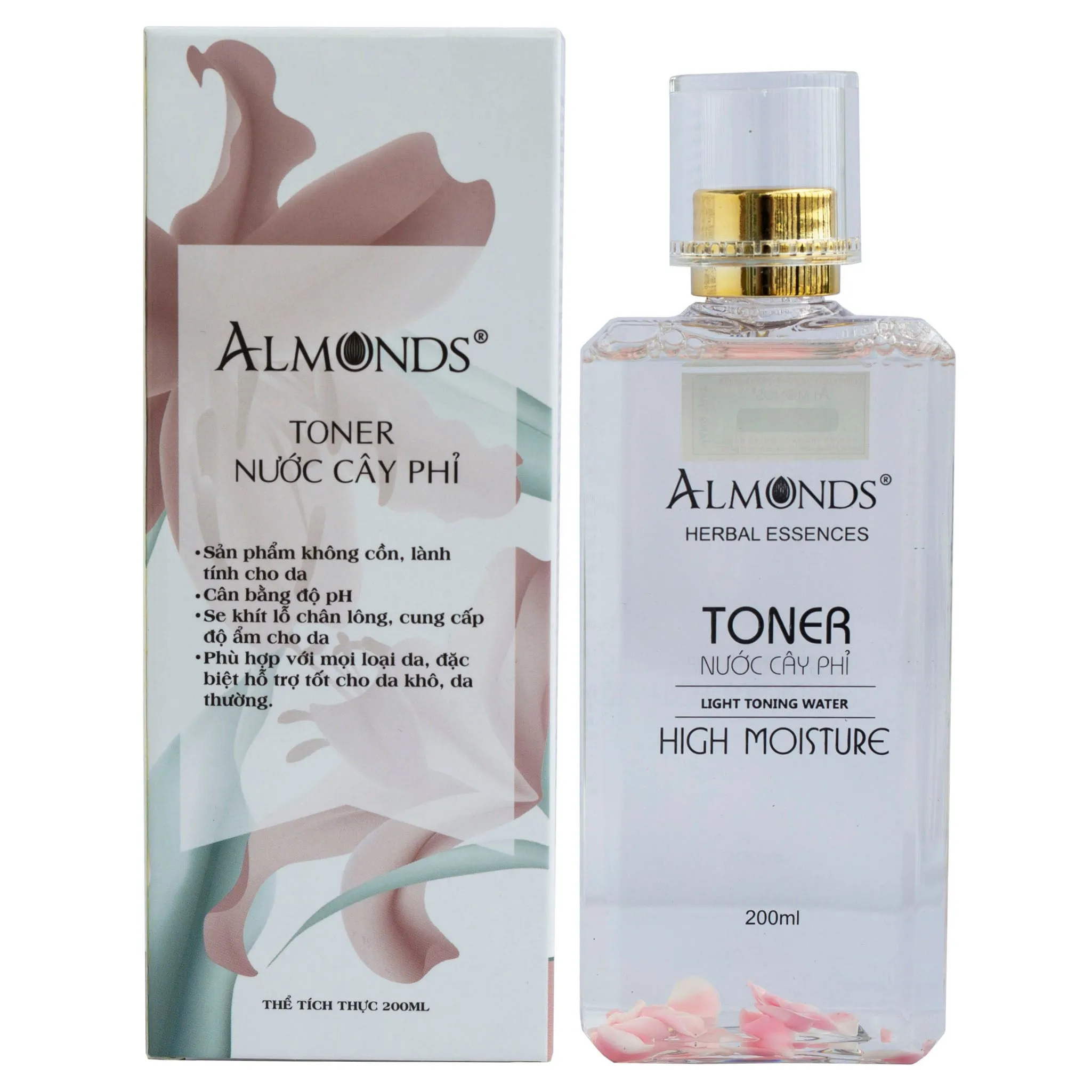 Nước Hoa Hồng Cây Phỉ Almonds Toner 200ml