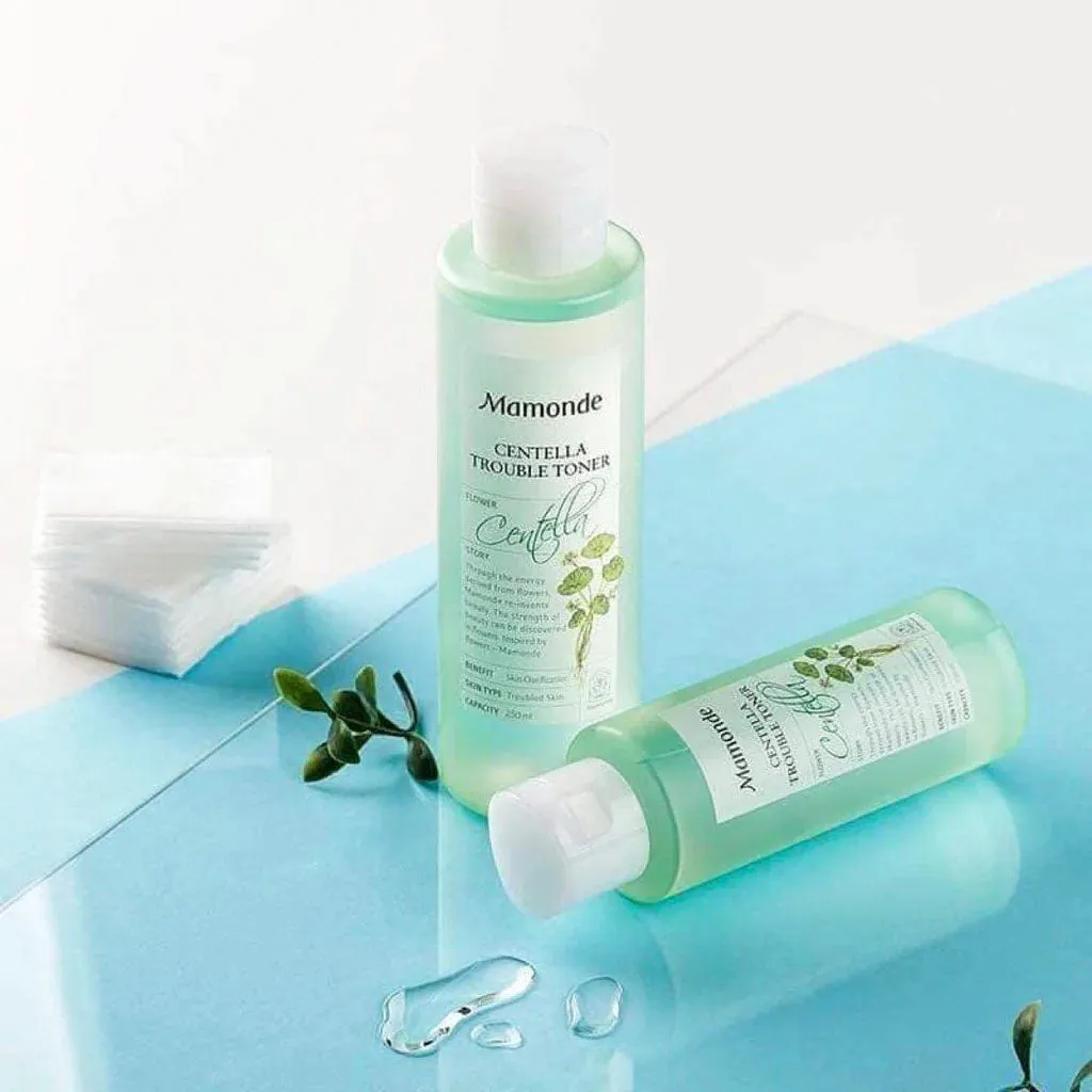 Nước Hoa Hồng Rau Má Mamonde Centella Trouble Toner 250ml