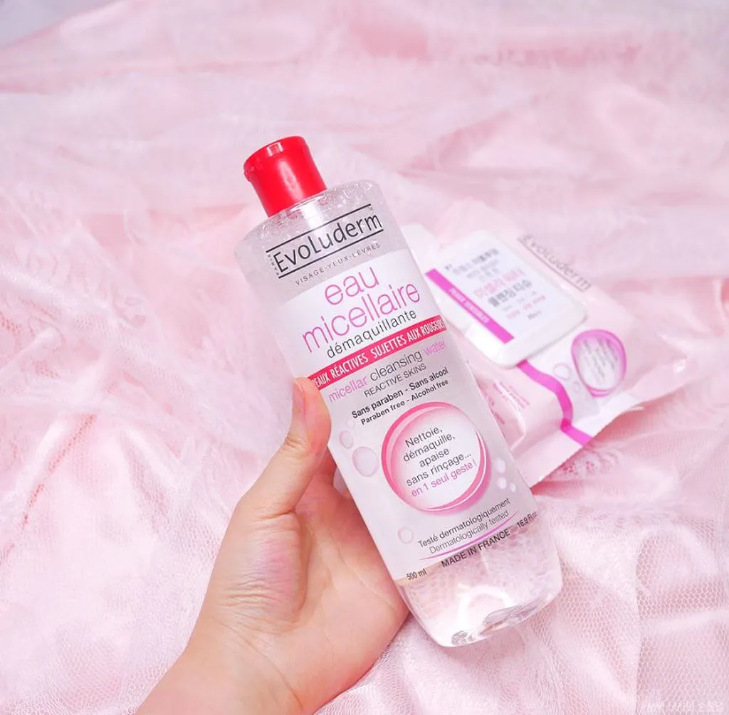 Nước Tẩy Trang Evoluderm Đỏ Cho Da Dễ Kích Ứng