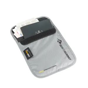 Neck Pouch with RFID - High Rise Grey