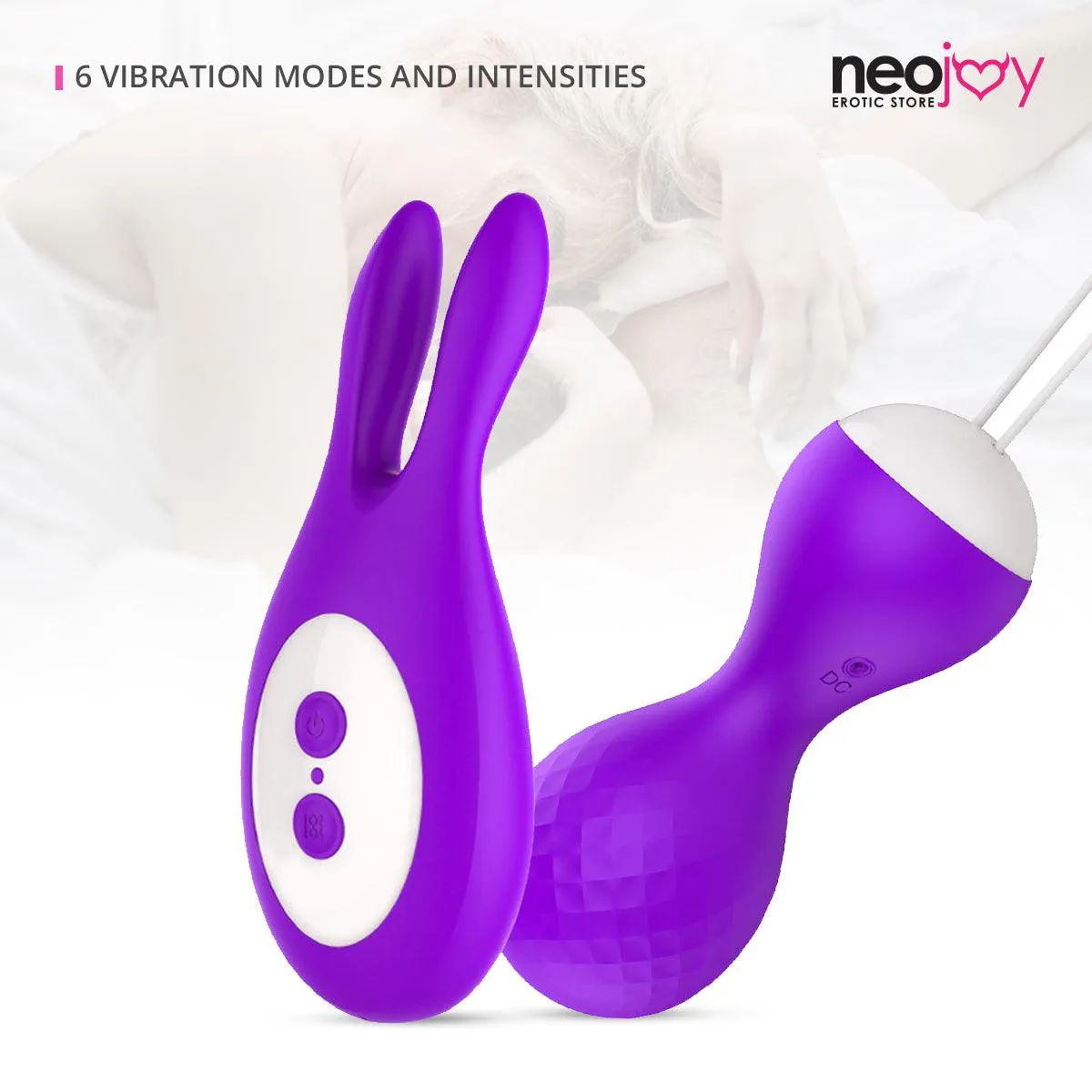 Neojoy Dual Vibe Purple Clitoral and Nipple VibratorsMini-Vibrators for Women